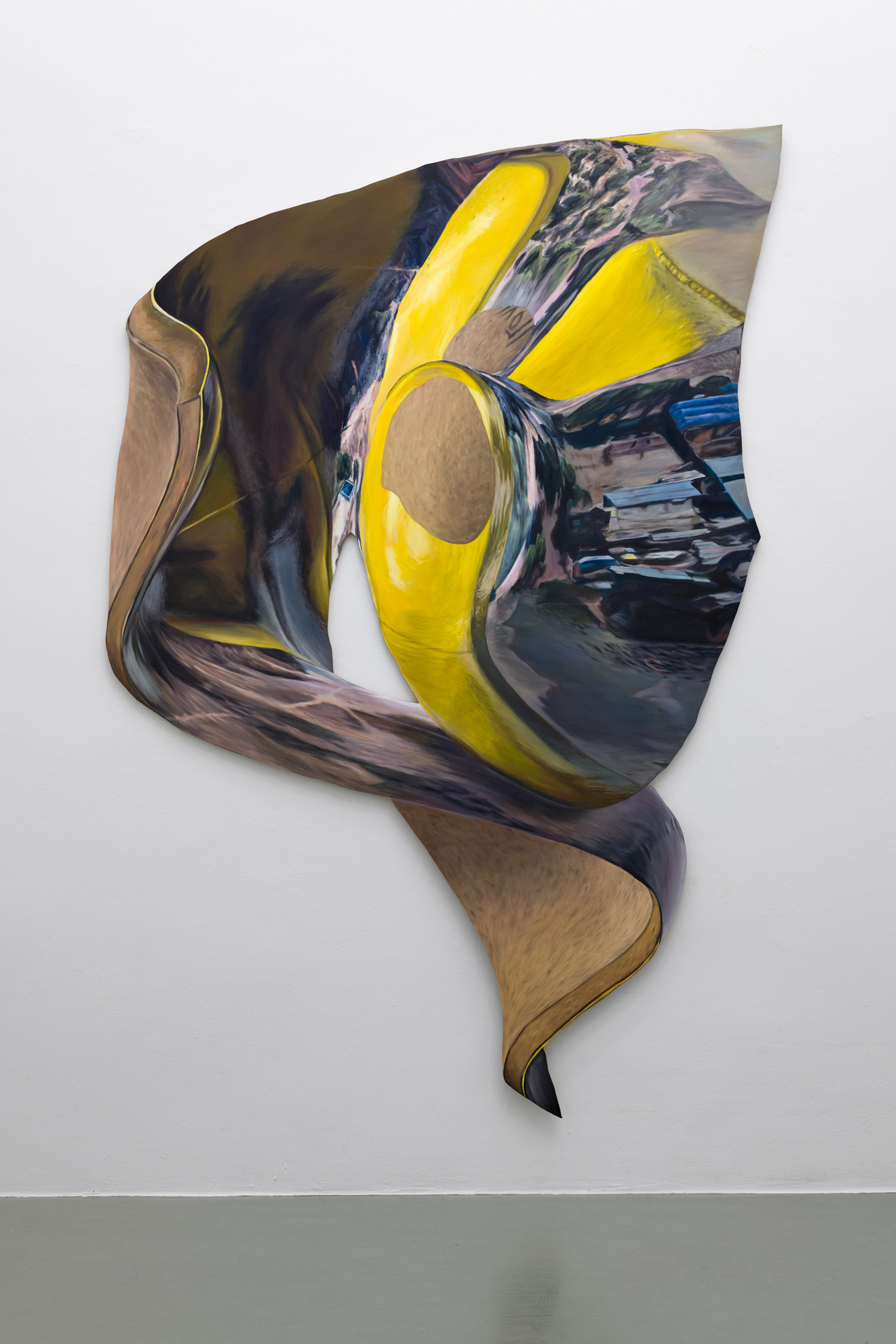 Stefan Reiterer Template 6, 2020 Oil on MDF 274 x 180 cm