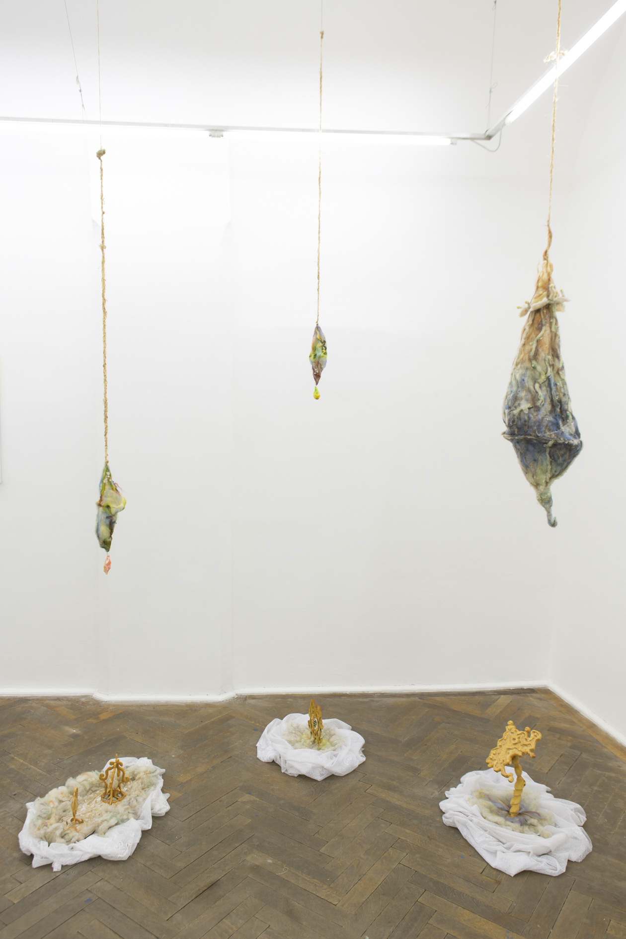 Dwelling at Šopa Gallery, Installation View, 2020