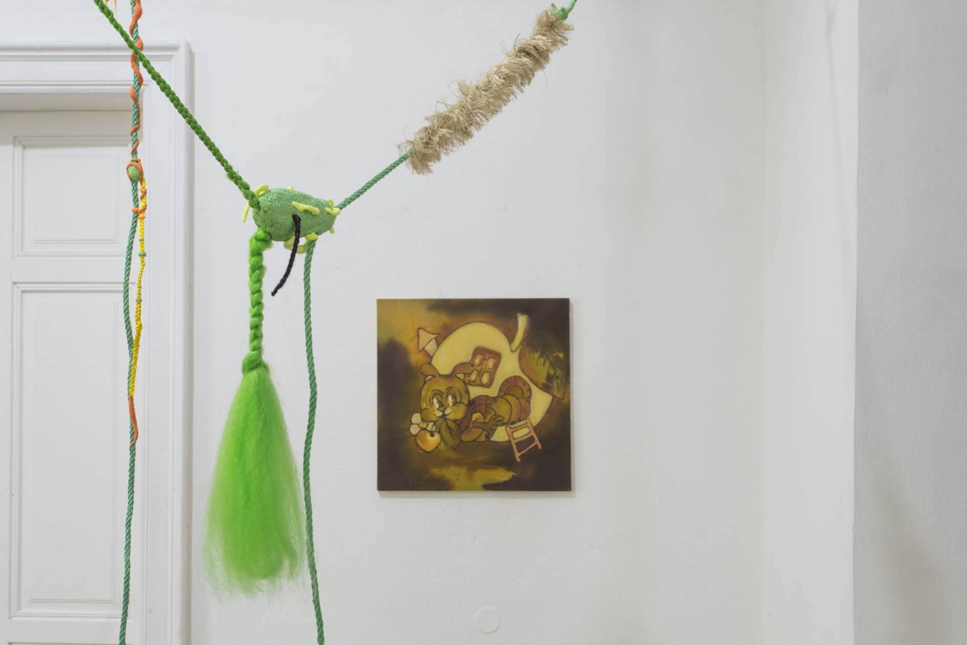 Dwelling at Šopa Gallery, Installation View, 2020