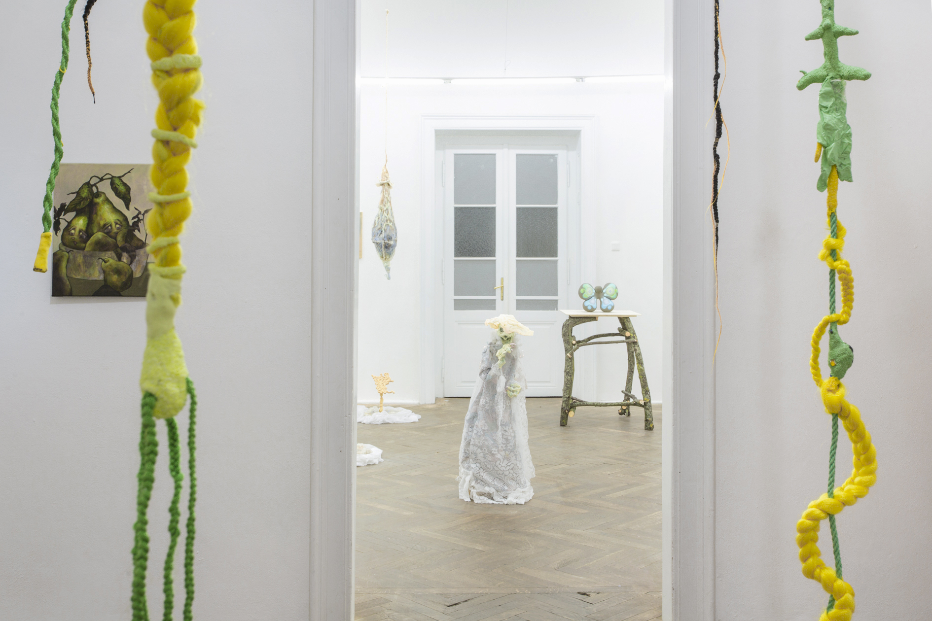 Dwelling at Šopa Gallery, Installation View, 2020