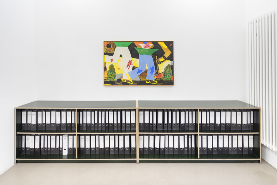 Jan Zöller, It’s better to experience things, then to talk about them, Installation view, Meyer Riegger, Karlsruhe, 2020