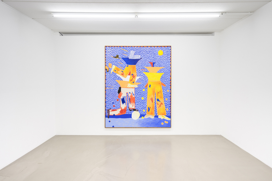 Jan Zöller, It’s better to experience things, then to talk about them, Installation view, Meyer Riegger, Karlsruhe, 2020