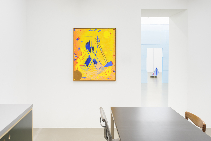 Jan Zöller, It’s better to experience things, then to talk about them, Installation view, Meyer Riegger, Karlsruhe, 2020