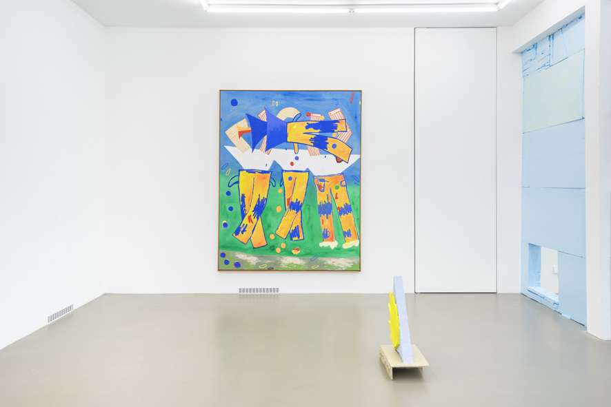 Jan Zöller, It’s better to experience things, then to talk about them, Installation view, Meyer Riegger, Karlsruhe, 2020