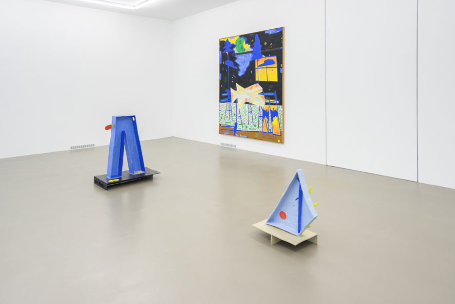 Jan Zöller, It’s better to experience things, then to talk about them, Installation view, Meyer Riegger, Karlsruhe, 2020