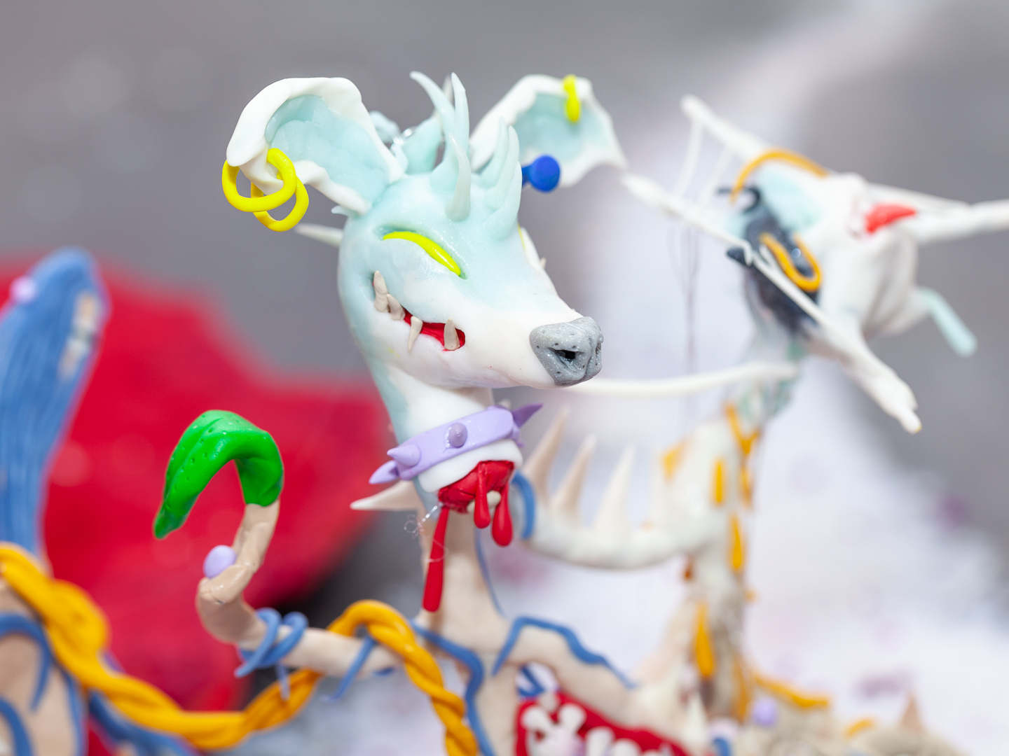 Katarzyna Olma & Sam Balfus, Thoughts soup, 2020, polymer, 30x30x20 cm, fragment