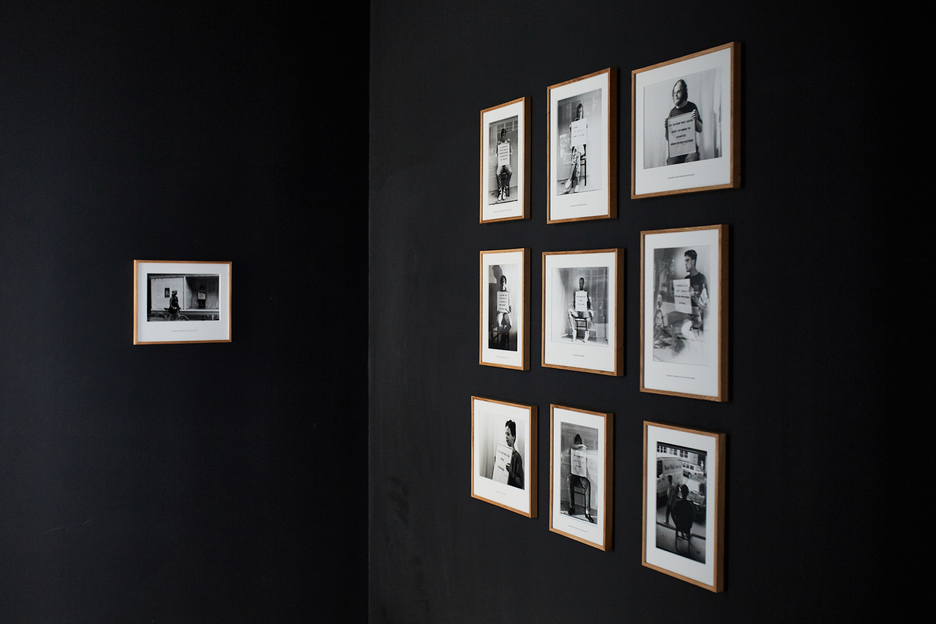 16. Christian Jankowski, Schamkasten (Shame Box), 1992, b/w photographs, 30.4 x 23.9cm. The exhibition Healing Games shows ten additional, previously unpublished original prints from 1992.