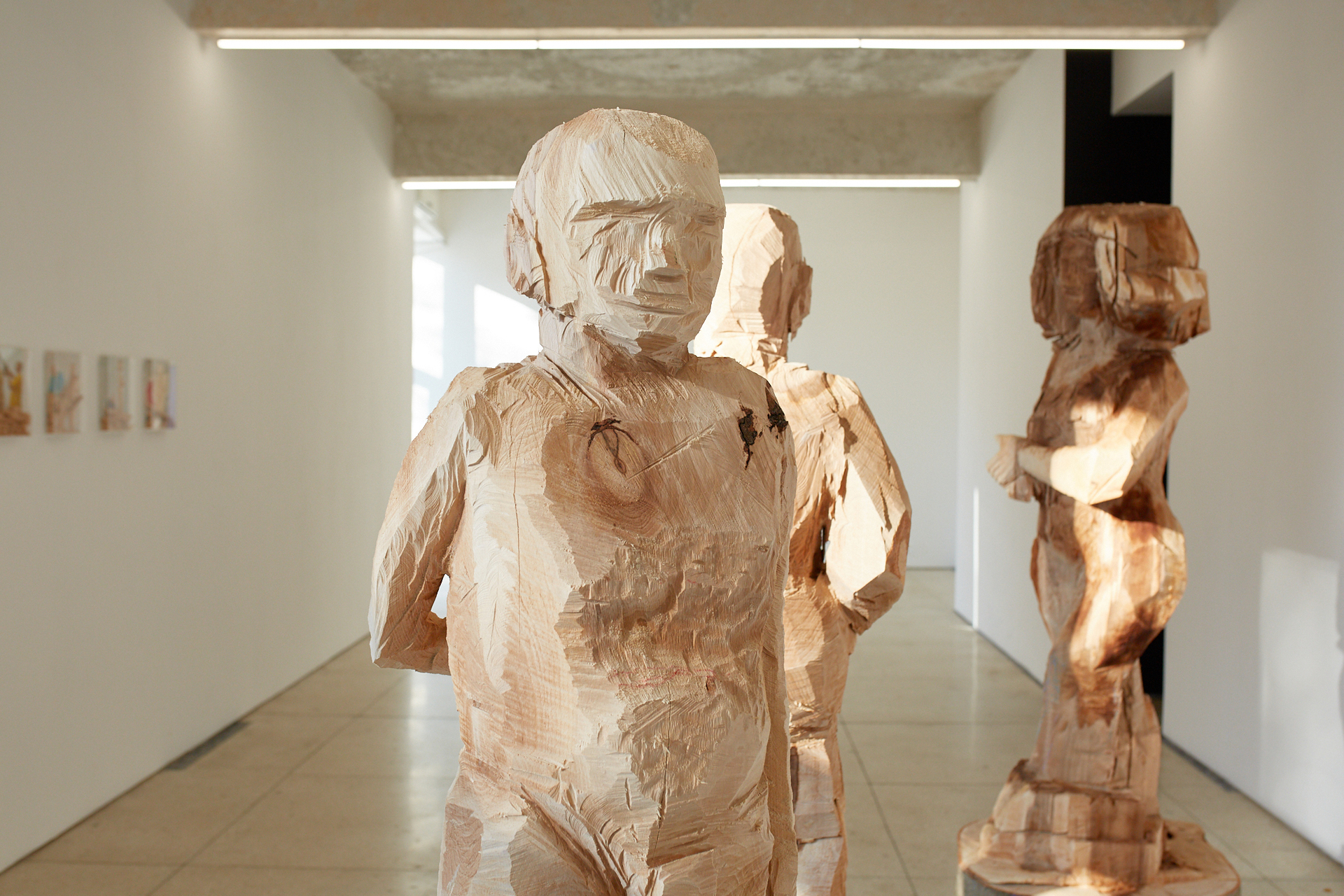 9. Christian Jankowski, Family Constellation, Jochen, 2020, sculpture, wood, platform on rollers
