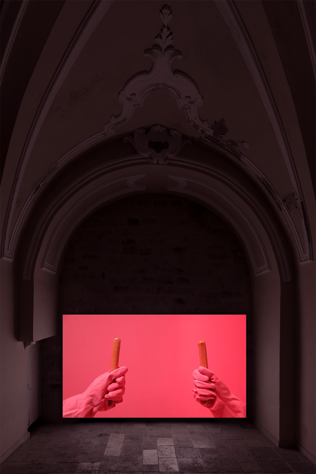Jen Liu, The Pink Detachment, 2015 – Installation view.