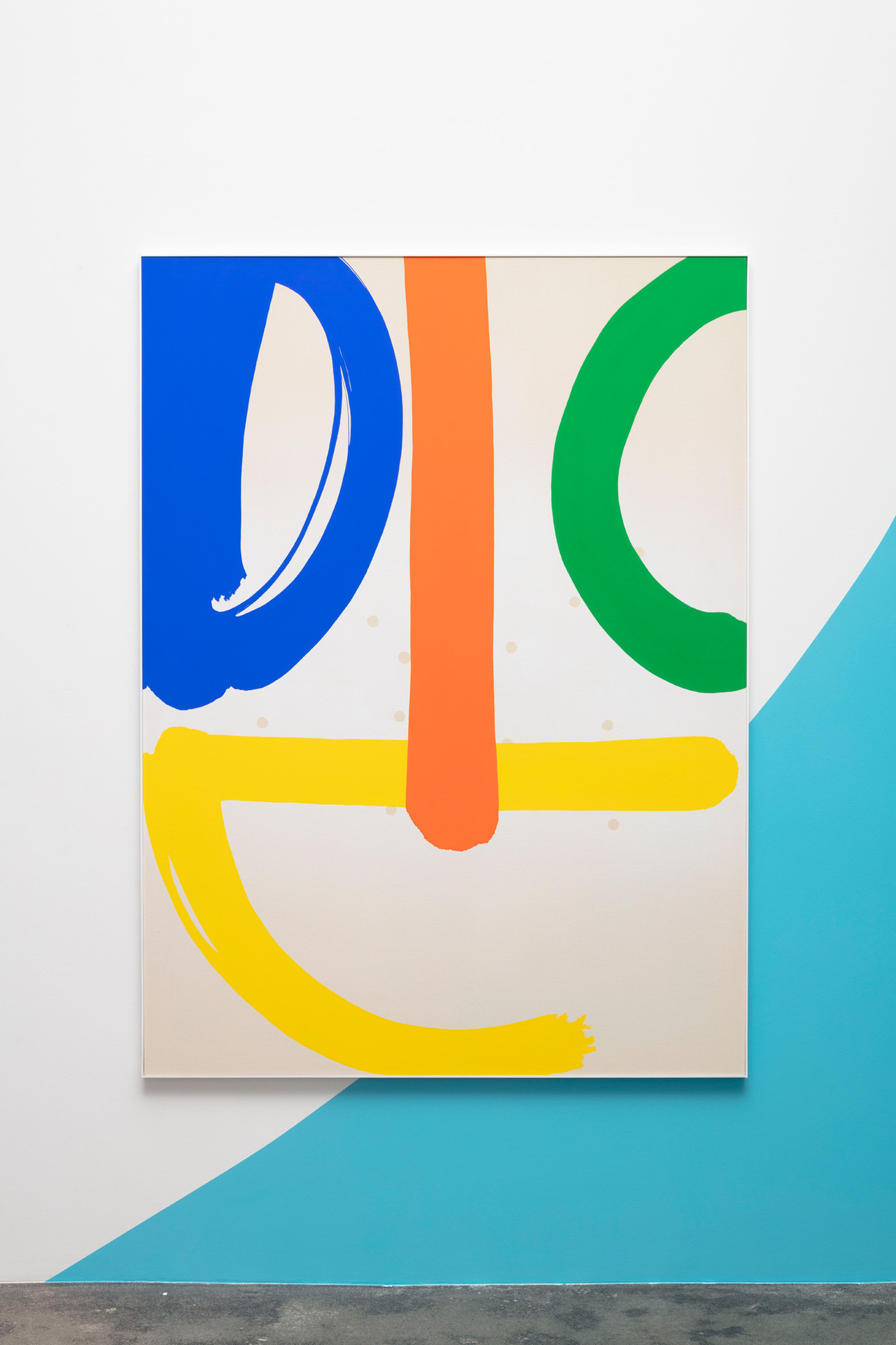 Cornelia Baltes, Con, 2020, acrylic on canvas, 190 x 140 x 3 cm