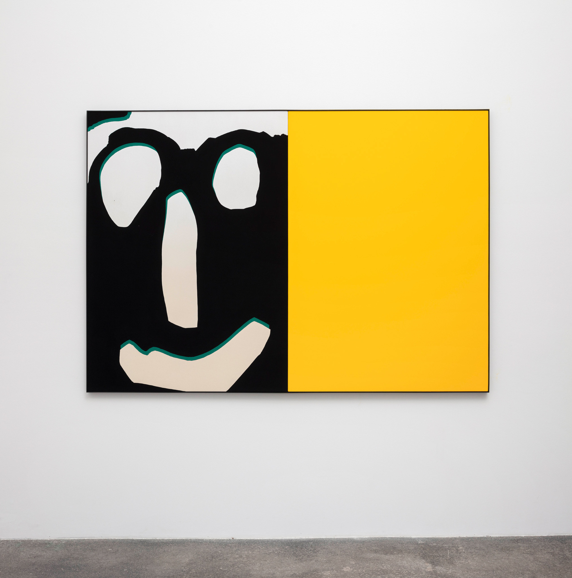 Cornelia Baltes, Sig, 2020, acrylic on canvas, 140 x 200 x 3 cm