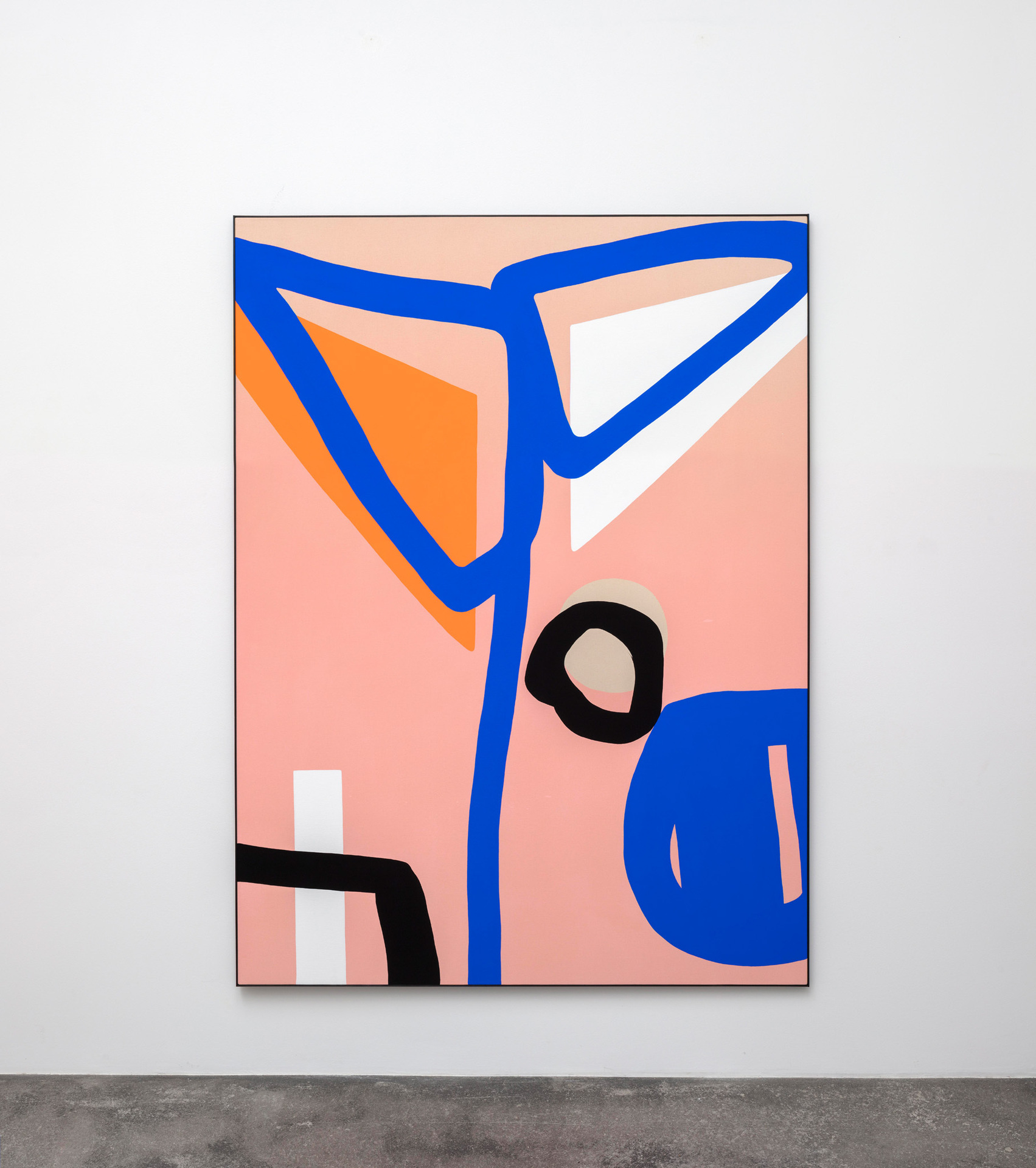 Cornelia Baltes, Loy, 2020, acrylic on canvas, 210 x 150 x 3 cm