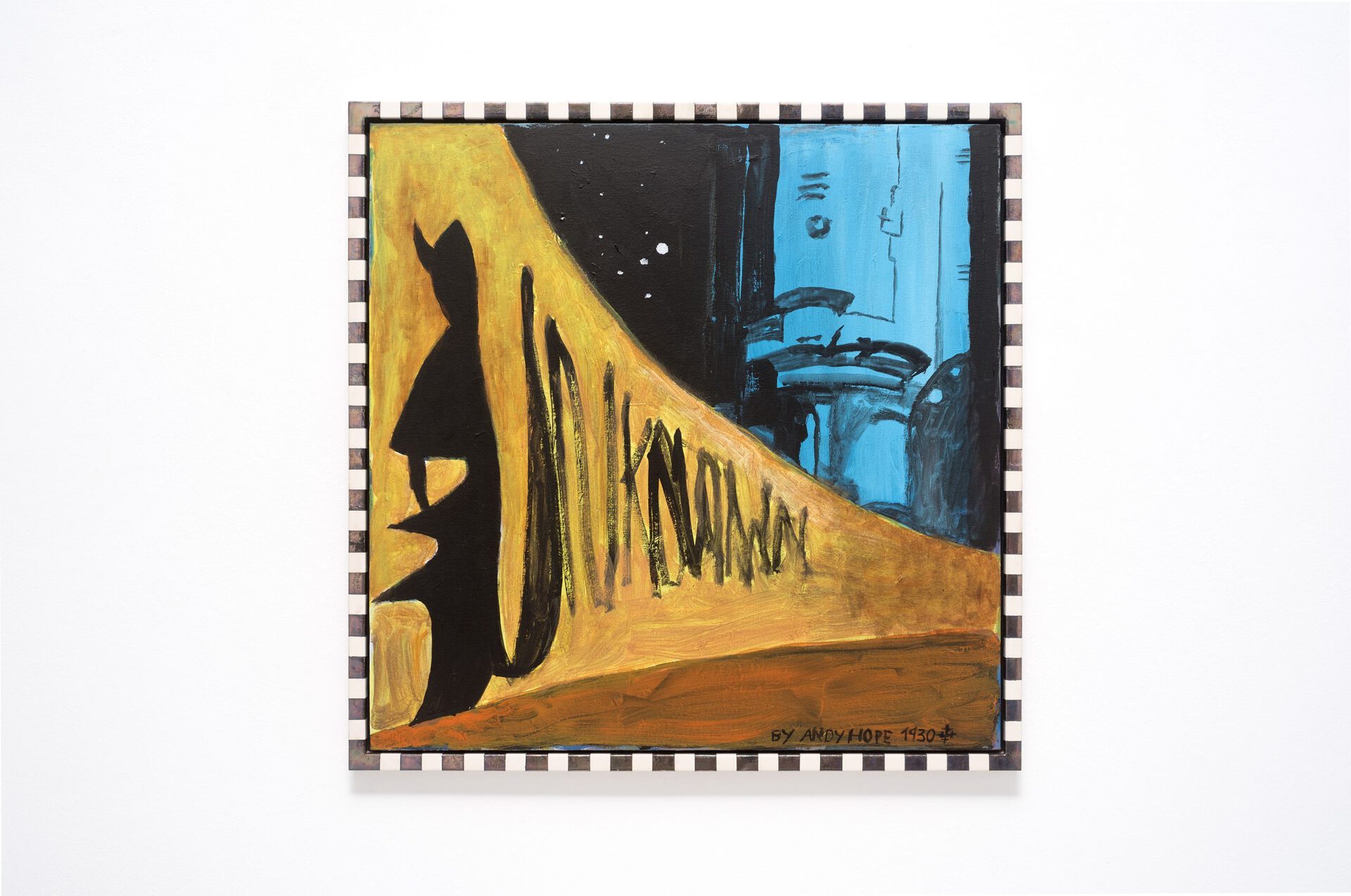 Andy Hope 1930, UNKNOWN (13), 2019, acrylic on canvas board, 65 x 65 cm