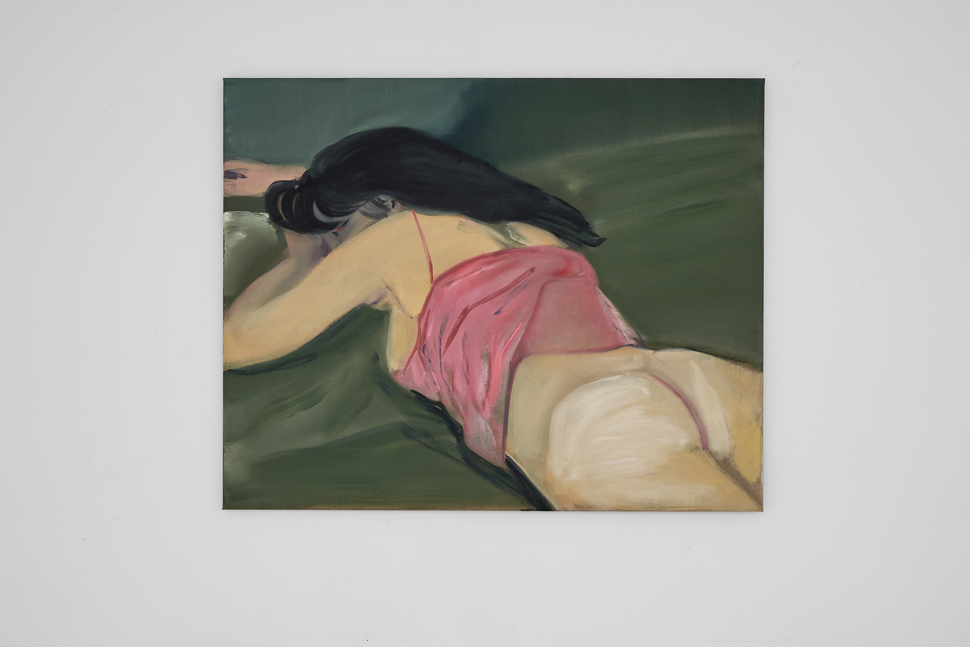 Gabriel Stoian, Olympia, 2020, oil on canvas, 80x100cm.