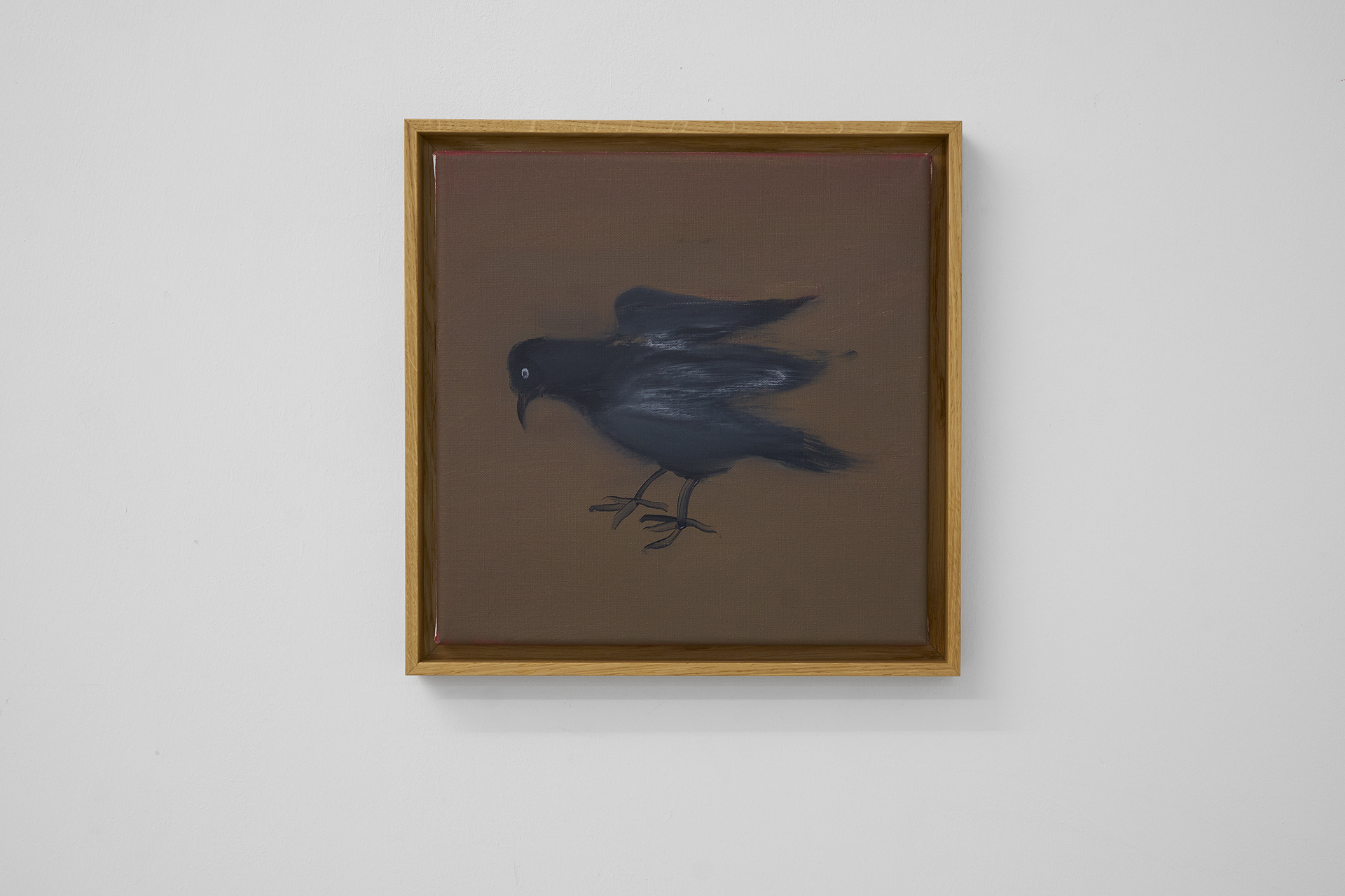 Gabriel Stoian, Bird, 2020, oil on canvas, 30x30cm.