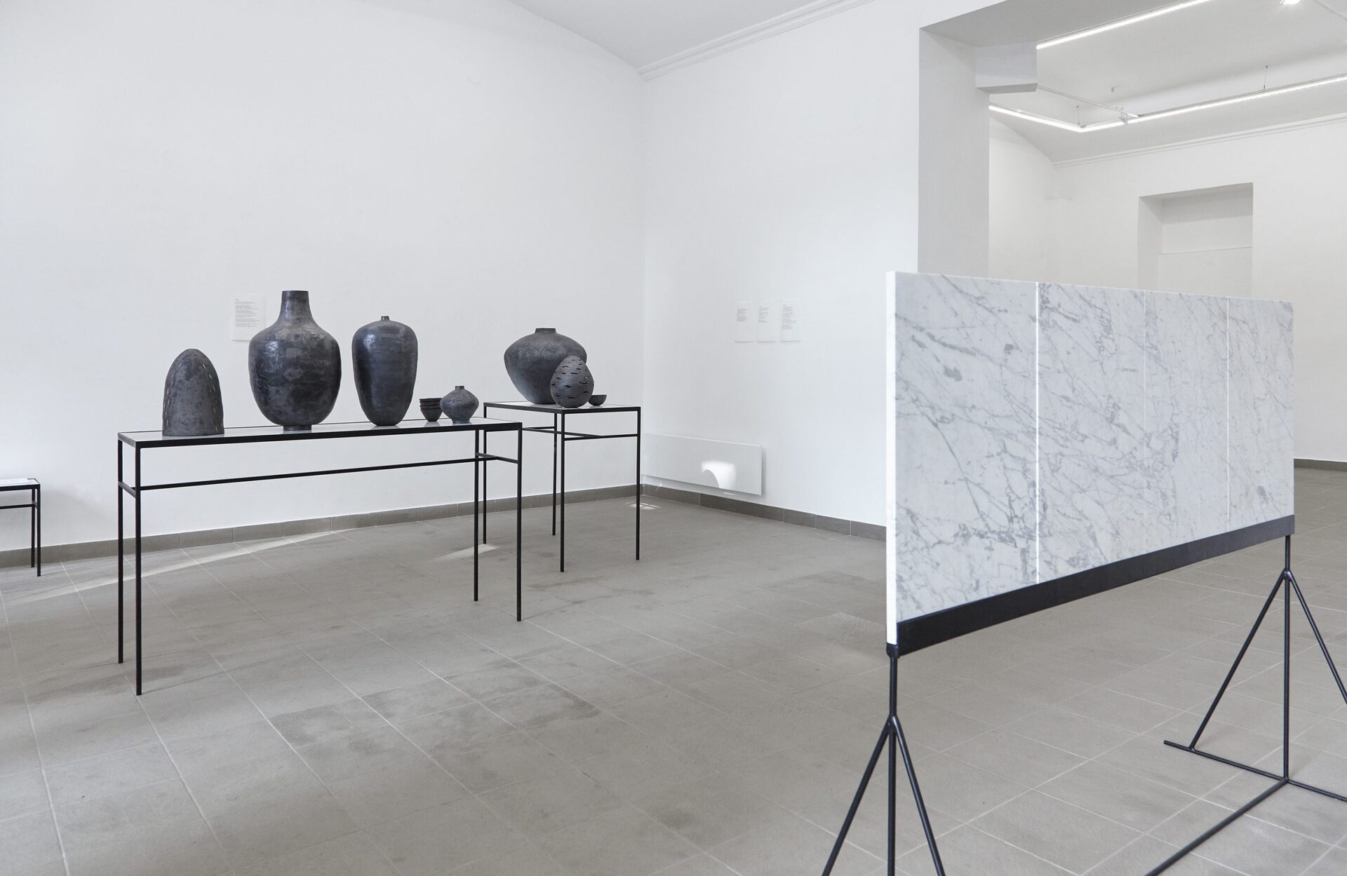 Sári Ember and Eszter Kállay:Bread Is Made of Stone, enterior photography of the exhibition at Ani Molnár Gallery, 2020. Photo: Sári Ember, courtesy of Ani Molnár Gallery