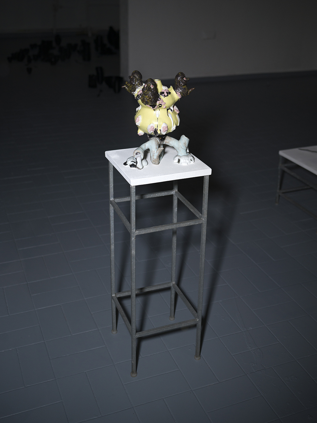 Nora Arrieta, Poodle Vase, 2020,  Ceramic