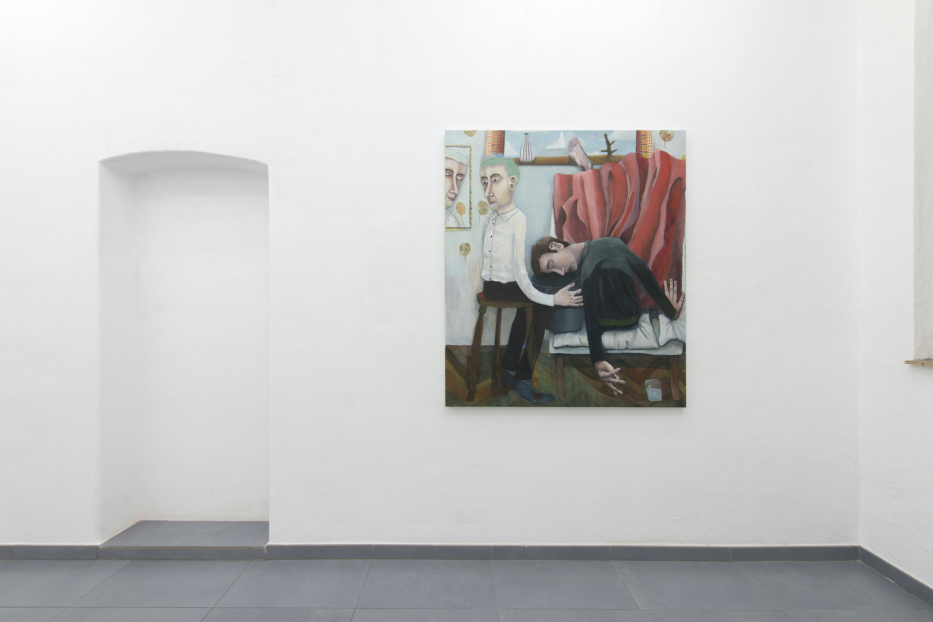 Installation View of Daylighting with work by Peter Simpson