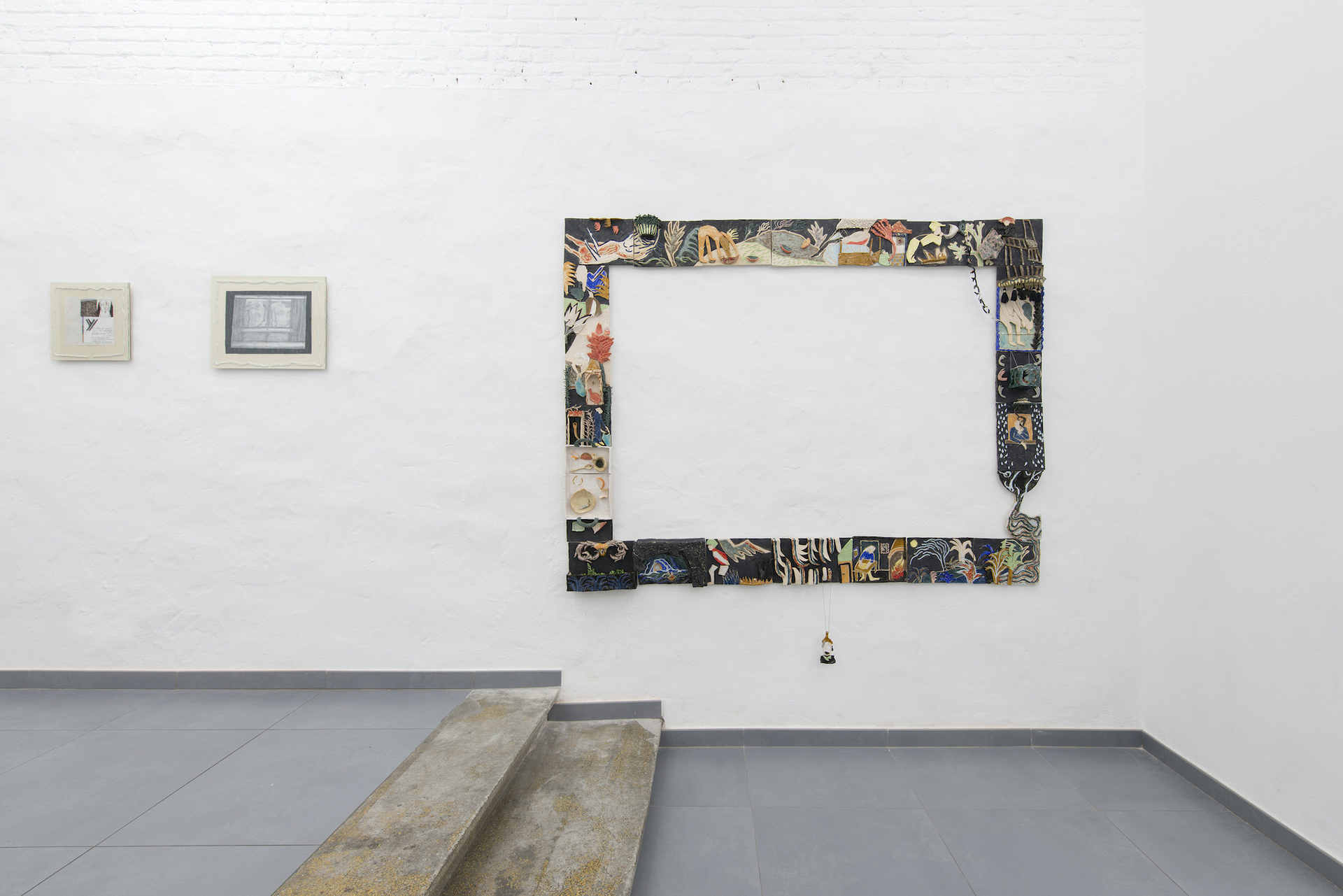 Installation View of Daylighting, with work by Marie Jacotey & Heloise Rival