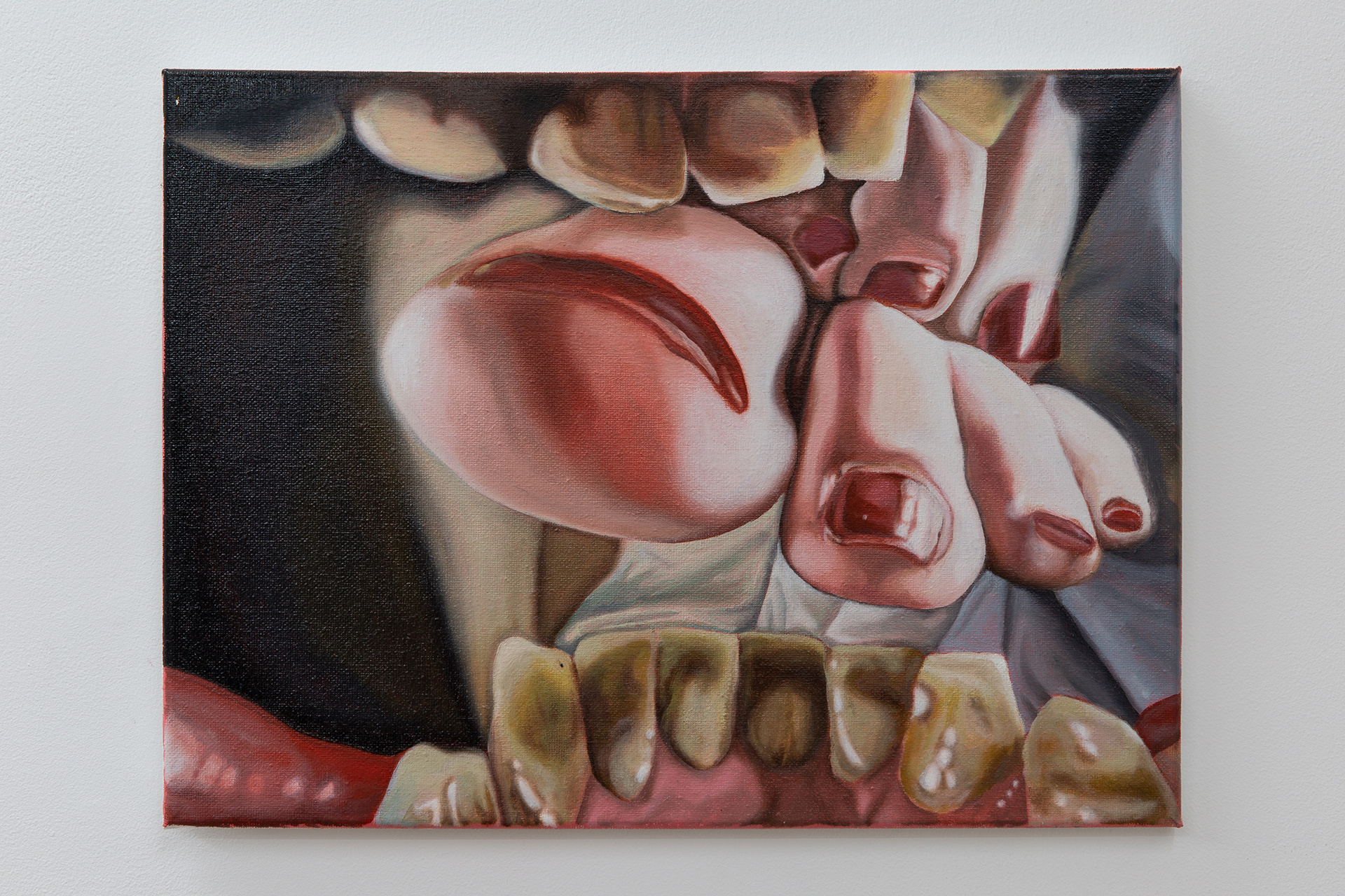 Bora Akinciturk, Foot, 2020, Oil on canvas, 30cm x 40cm