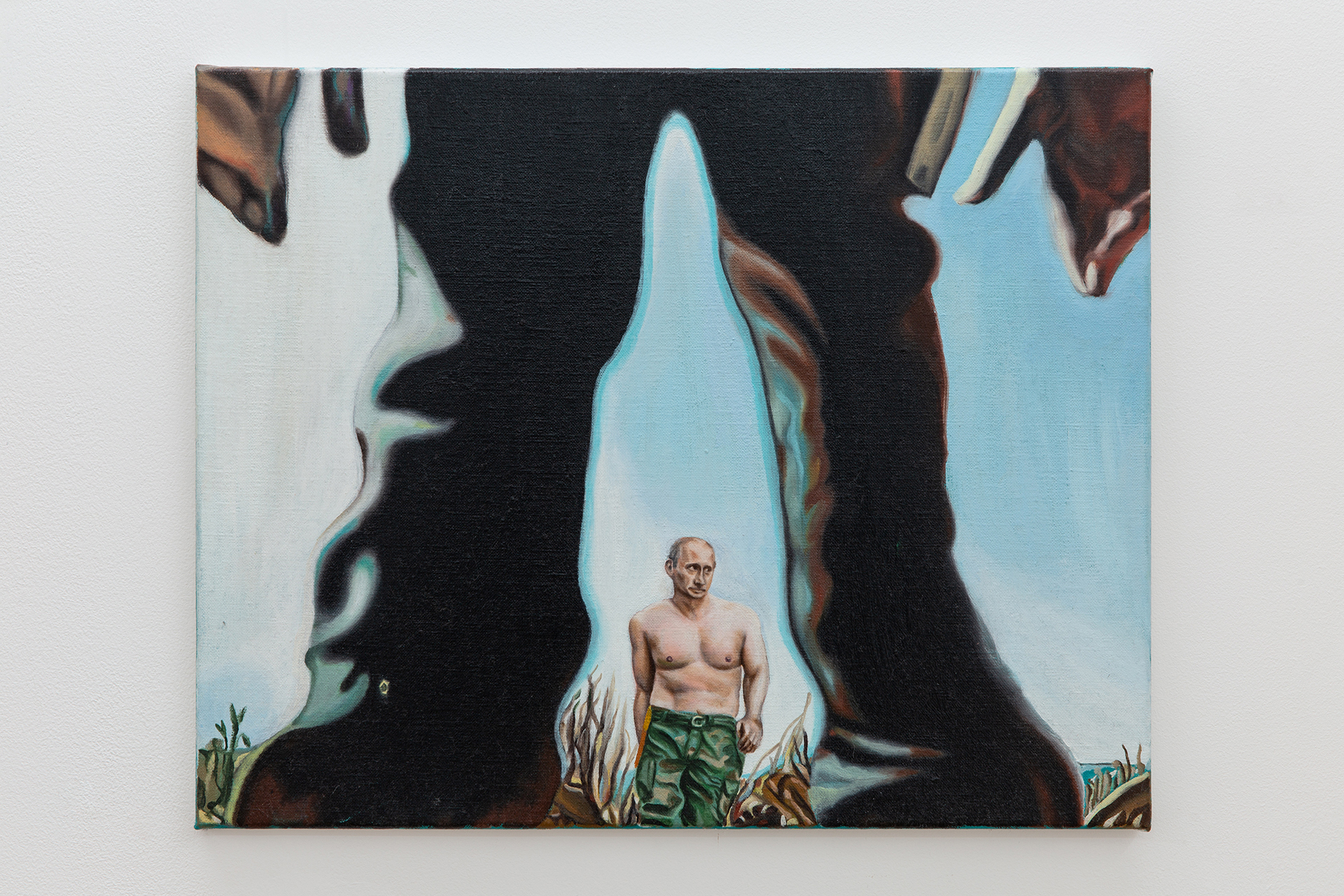 Bora Akinciturk, Once Upon a Time in Eurasia, 2020, Oil on canvas, 40cm x 50cm