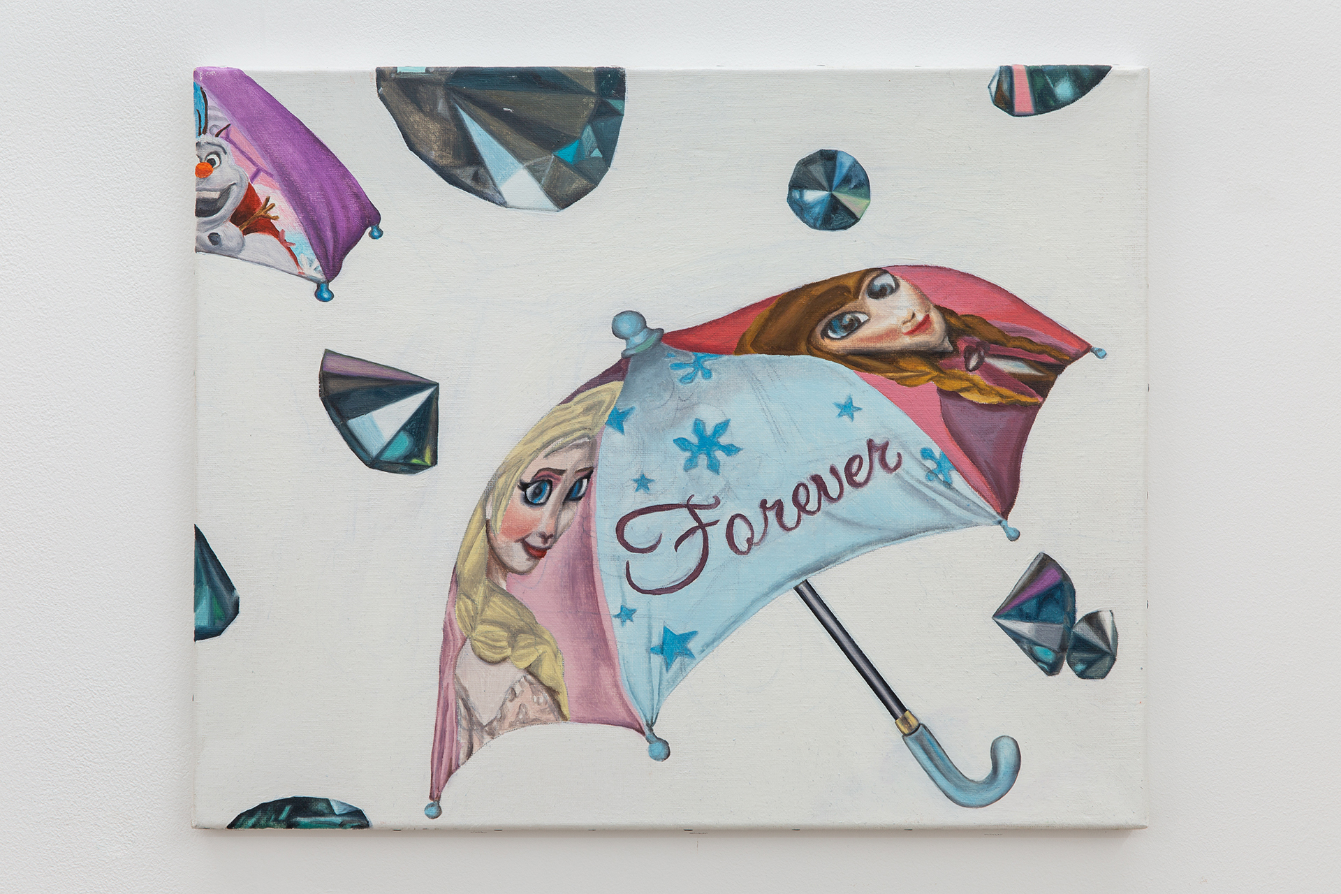 Bora Akinciturk, Frozen, 2020, Oil on canvas, 40cm x 50cm
