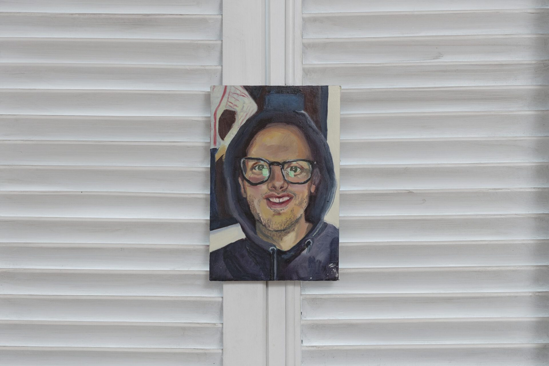 Gabriela Godoi, Other, I, Self @ CAL GOSTA.F.S., 2020 (oil and acrylic gesso on canvas) 30 x 20 cm.