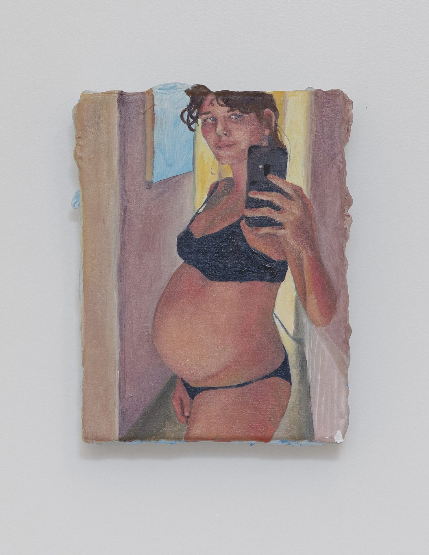 Gabriela Godoi, Other, I, Self @ CAL GOSTA. M., 2020 (oil and acrylic gesso on canvas) 20 x 15,5 cm.