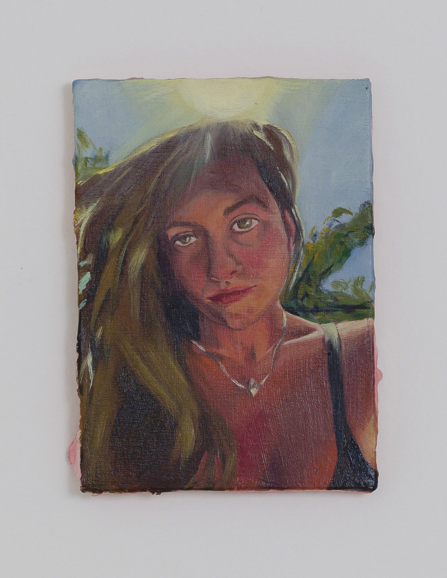Gabriela Godoi, Other, I, Self  @ CAL GOSTA. M.C., 2020 (oil and acrylic gesso on canvas) 22,5 x 16 cm.