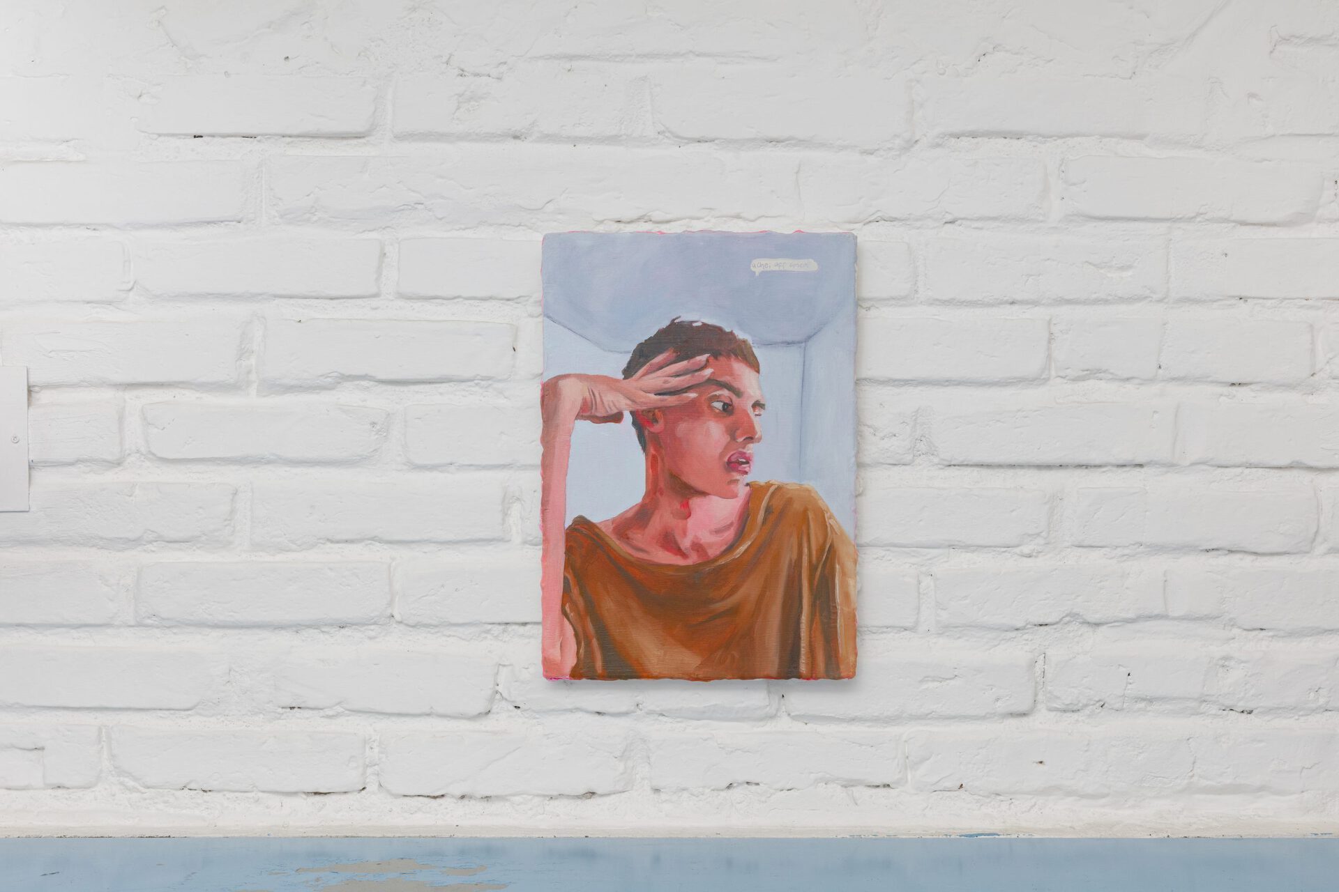 Gabriela Godoi, Other, I, Self @ CAL GOSTA. A., 2020 (oil and acrylic gesso on canvas) 37 x 25 cm.