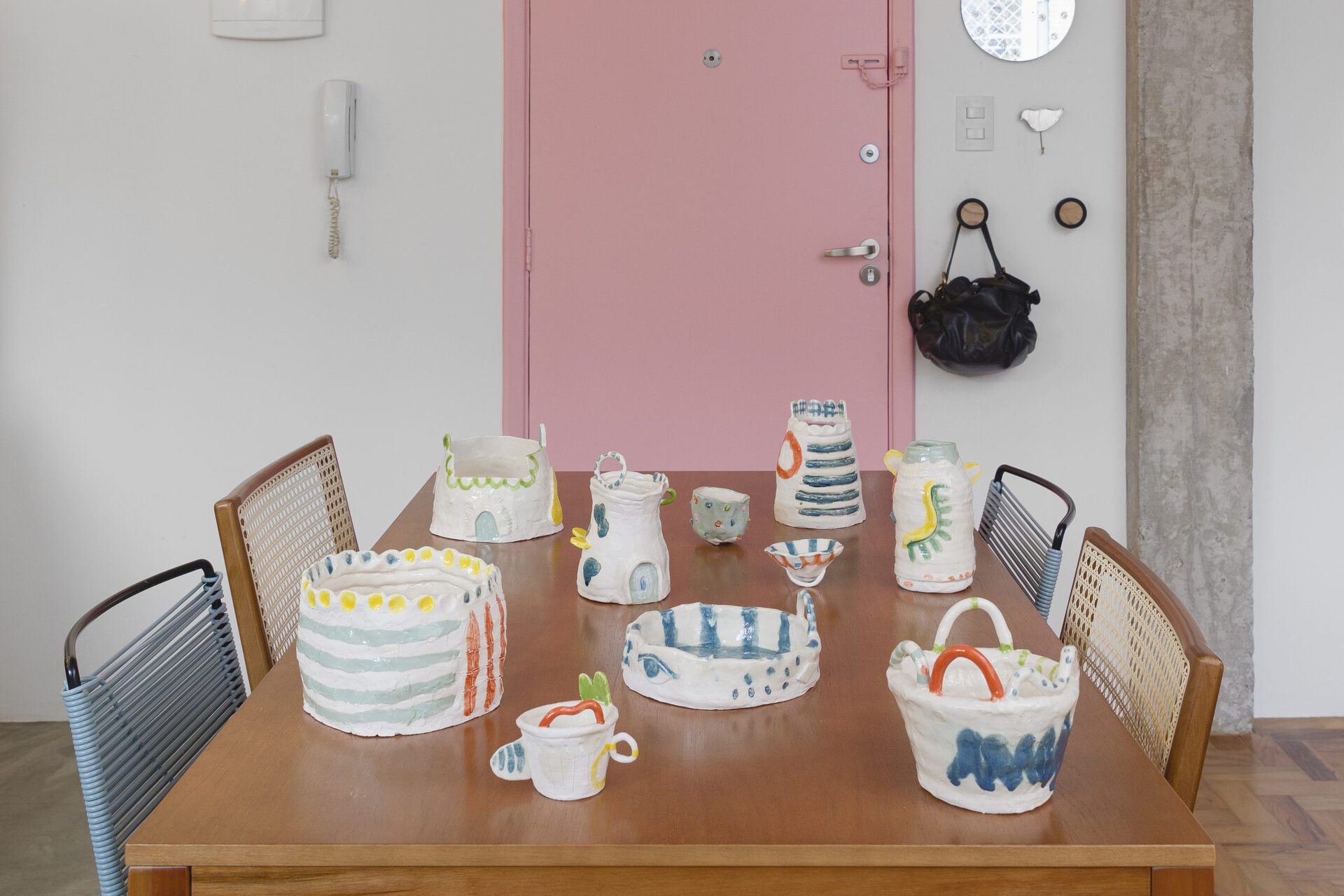 Gabriela Godoi, Other, I, Self @ CAL GOSTA. Untitled, 2020 (series with 9 ceramic pieces) variable dimensions.