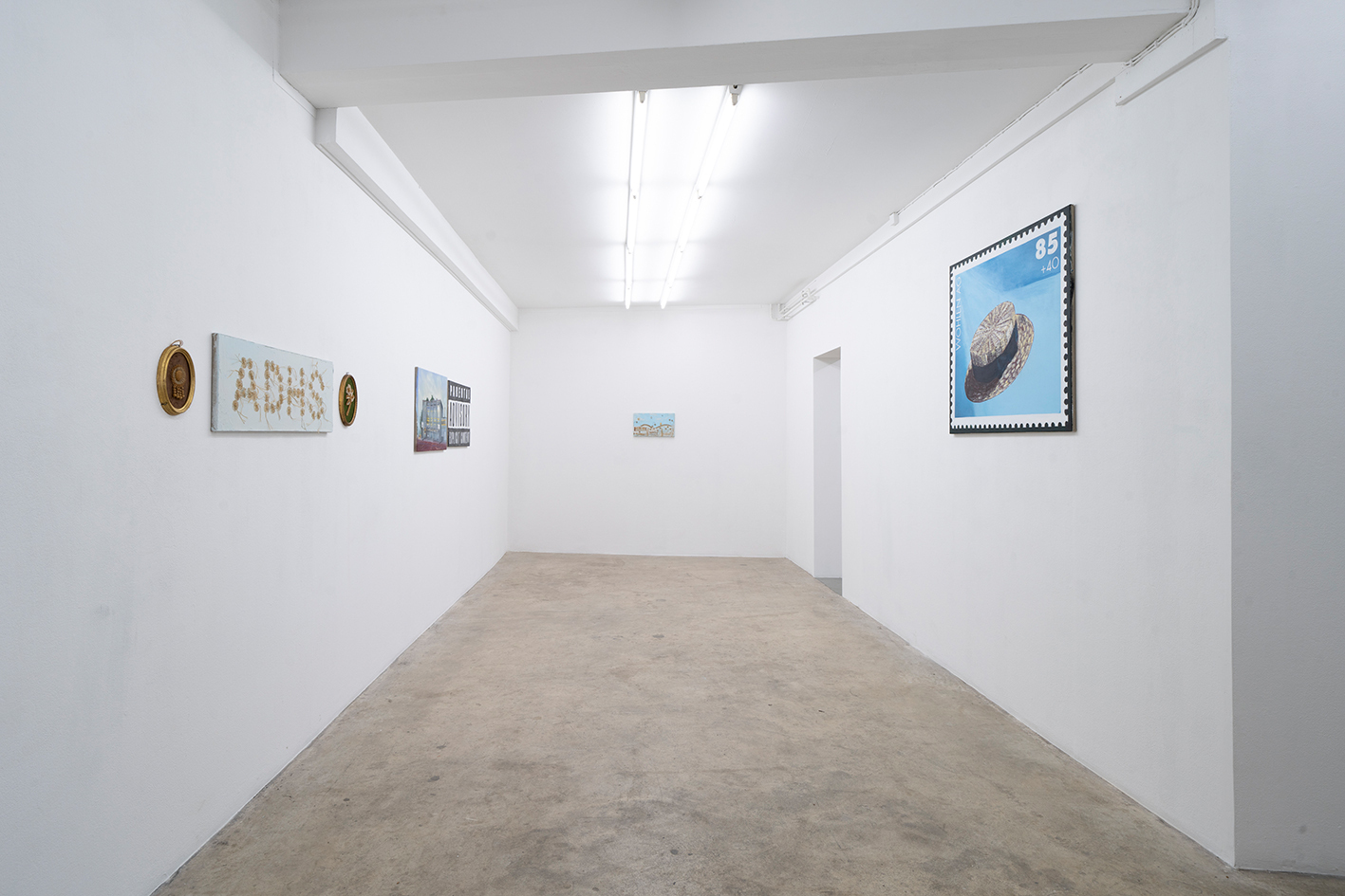 exhibition view, Musterdorf, Thomas Moor, 2020, Milieu, Bern, CH