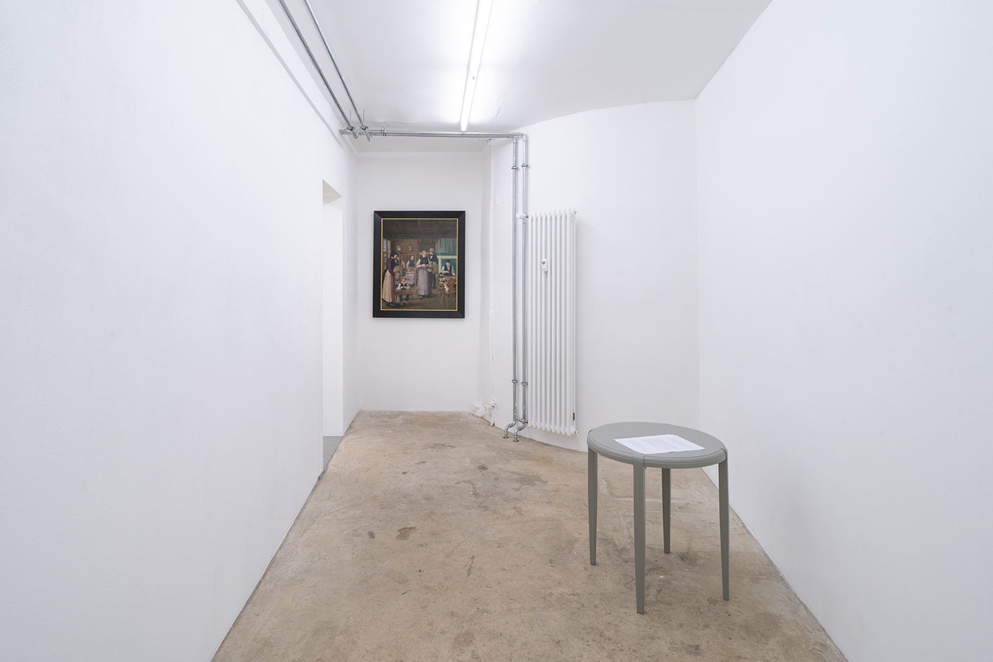 exhibition view, Musterdorf, Thomas Moor, 2020, Milieu, Bern, CH