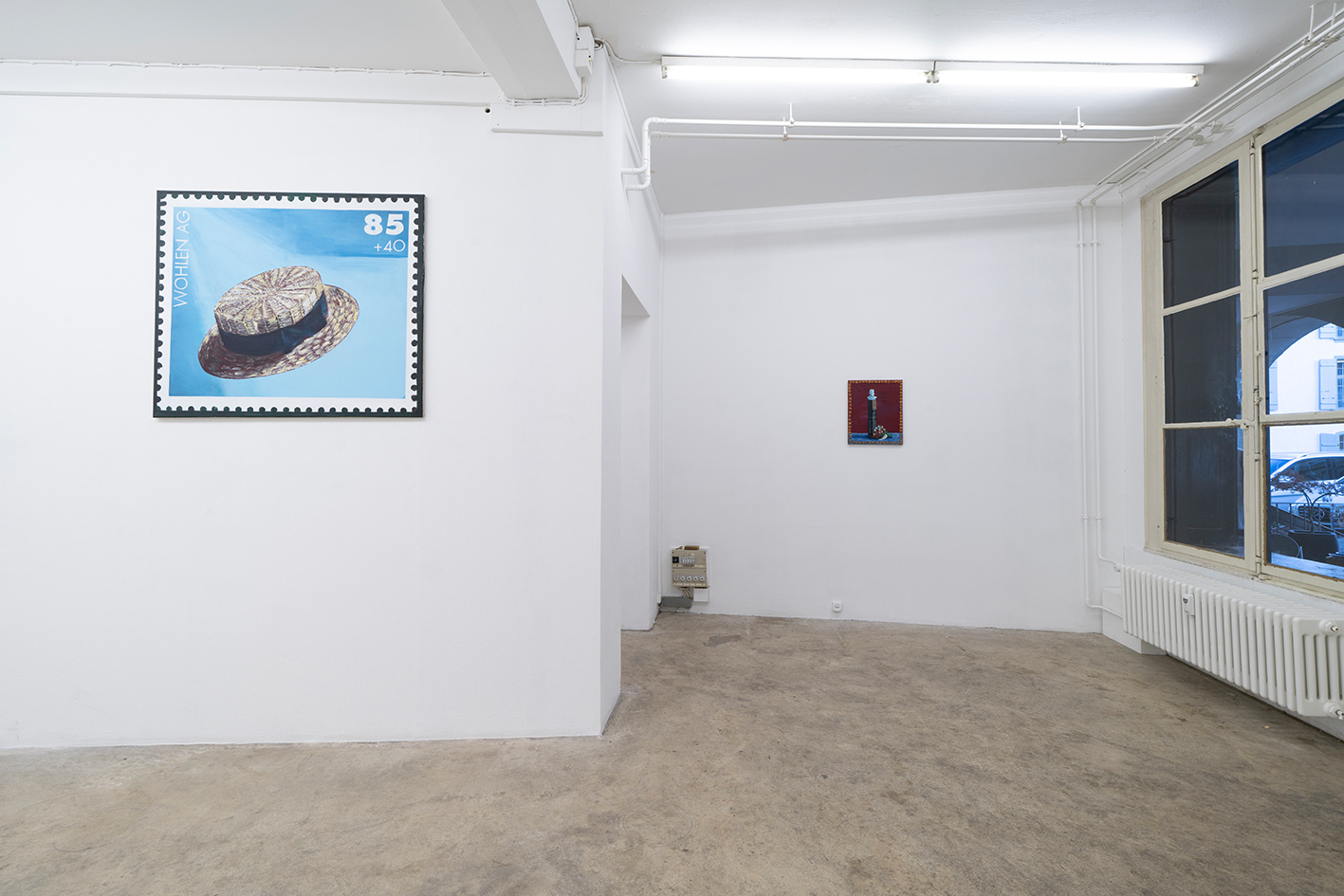 exhibition view, Musterdorf, Thomas Moor, 2020, Milieu, Bern, CH