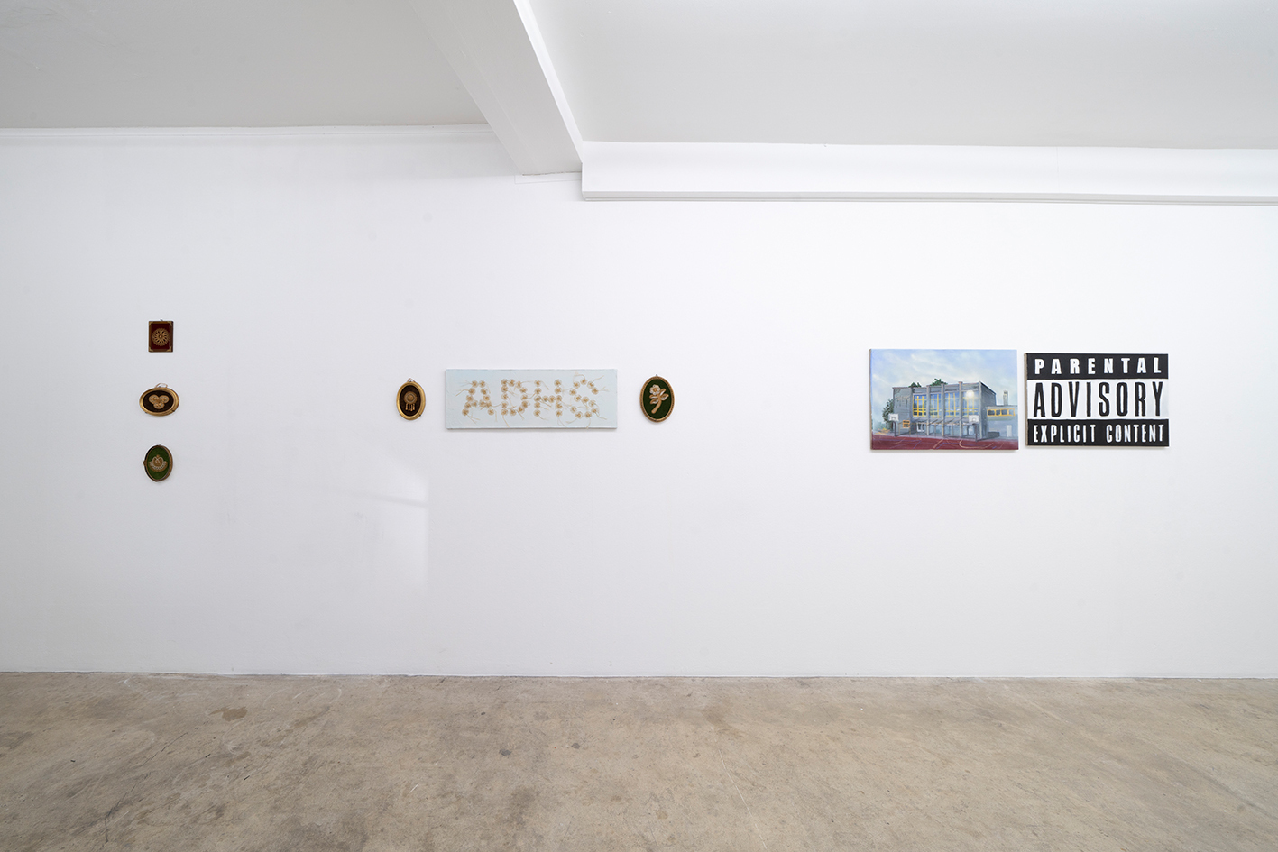 exhibition view, Musterdorf, Thomas Moor, 2020, Milieu, Bern, CH