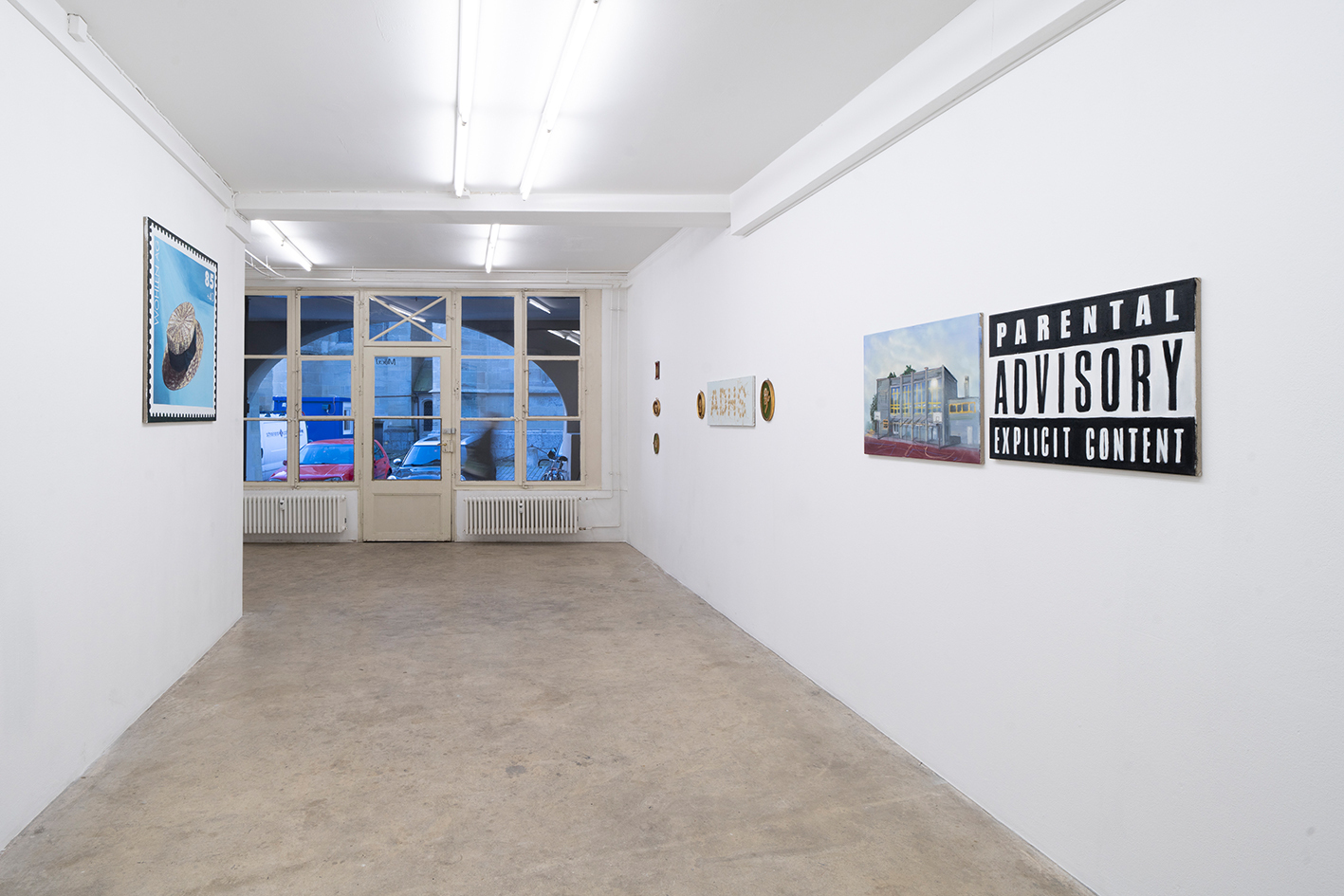 exhibition view, Musterdorf, Thomas Moor, 2020, Milieu, Bern, CH