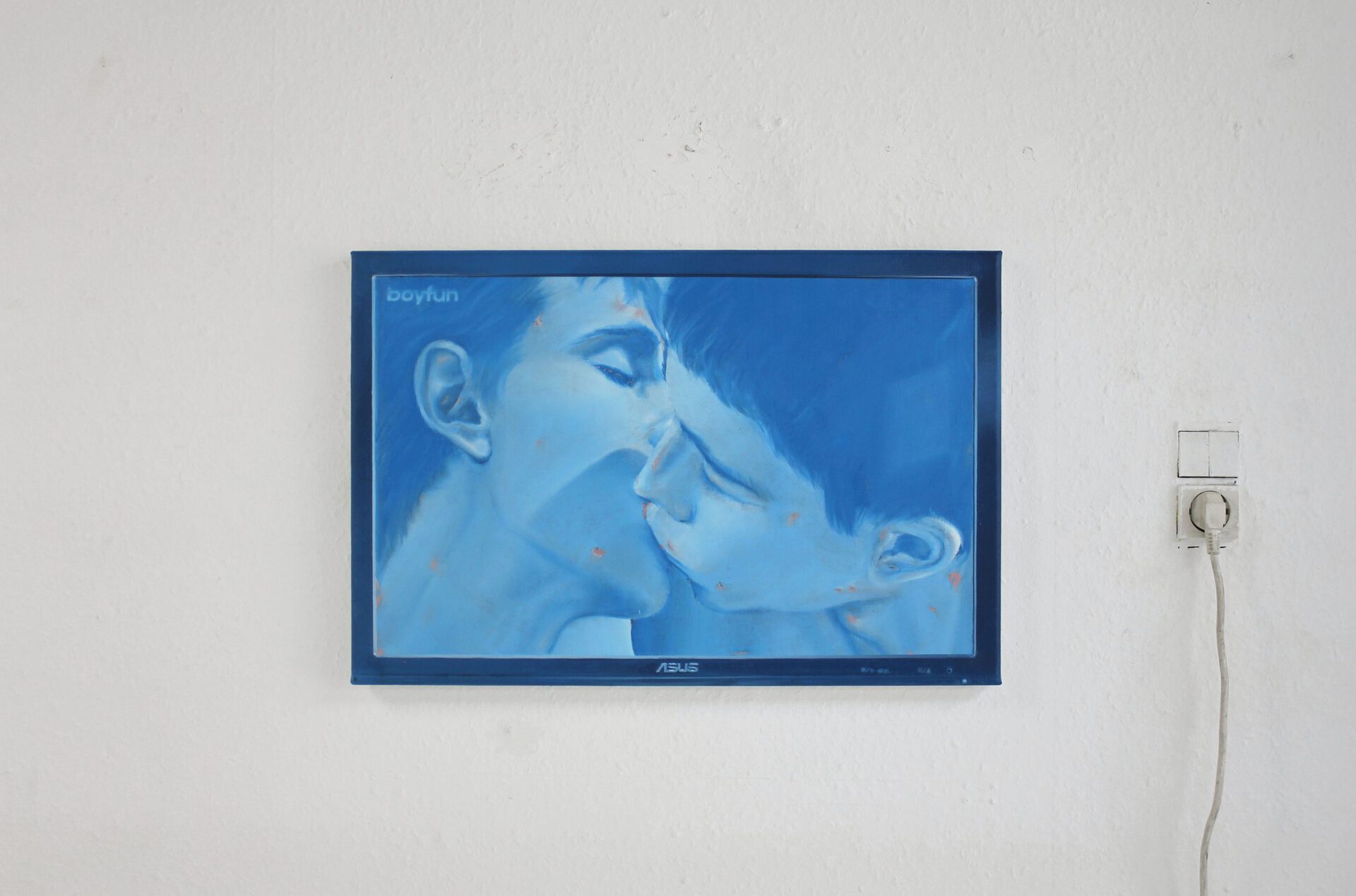 Leon Stoffelen, boyfun, oil on canvas, 60 x 35 cm, 2020