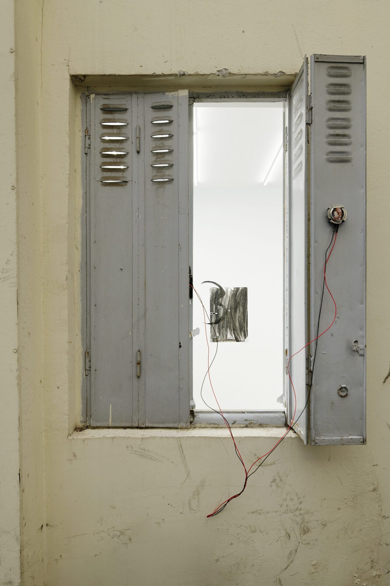 Cudelice Brazelton IV, Counterpoint, 2021, audio, exciter, inkjet print, wire, battery, various dimensions