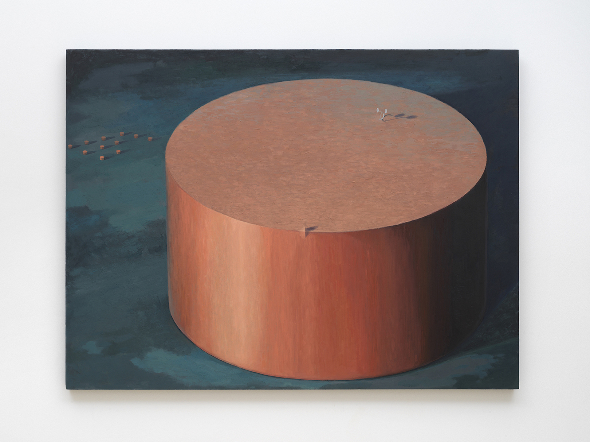 Button 003, 2020 Oil on panel 36 × 48 × 1 ½ inches (91.44 × 121.92 × 3.81 cm)