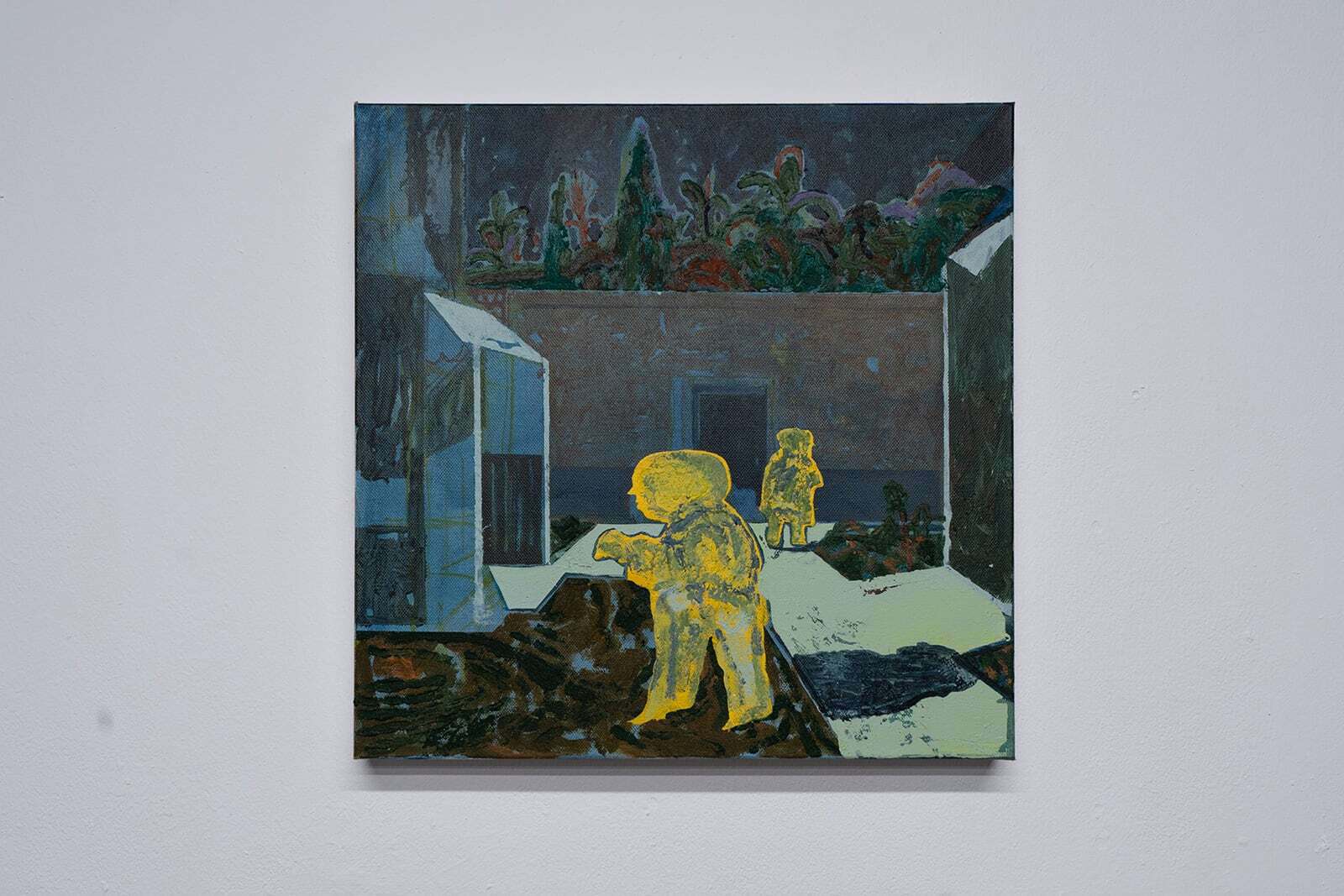 Andrey Pokrovsky, TRATOPOBOBOLI, 2020, acrylic on canvas, 50x50 cm.