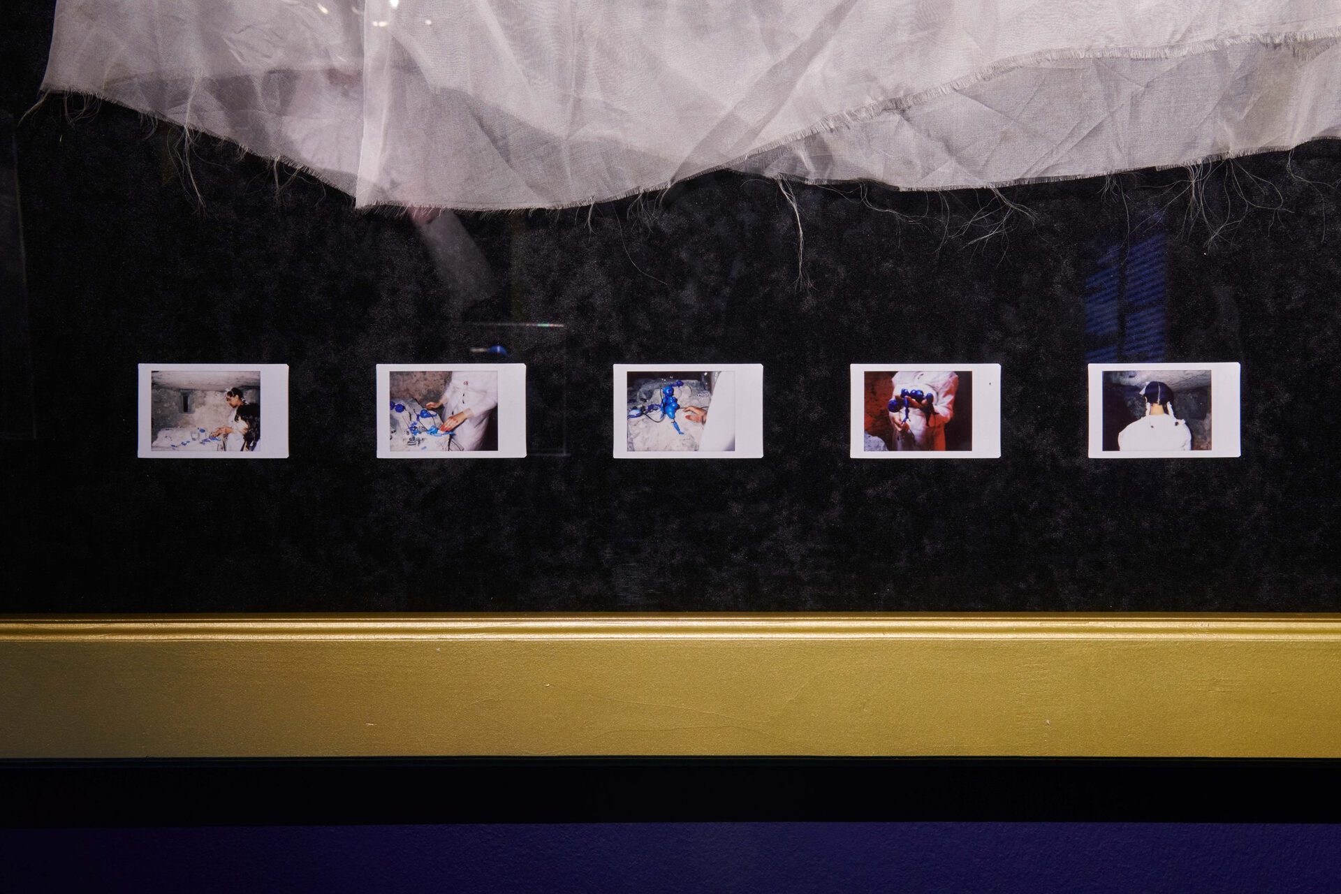 Giulia Essyad, Loren costume created by Loren Kagny for herself (detail), "A Selene Blues", 2020. Photo Guillaume Python. Courtesy of Fri Art Kunsthalle