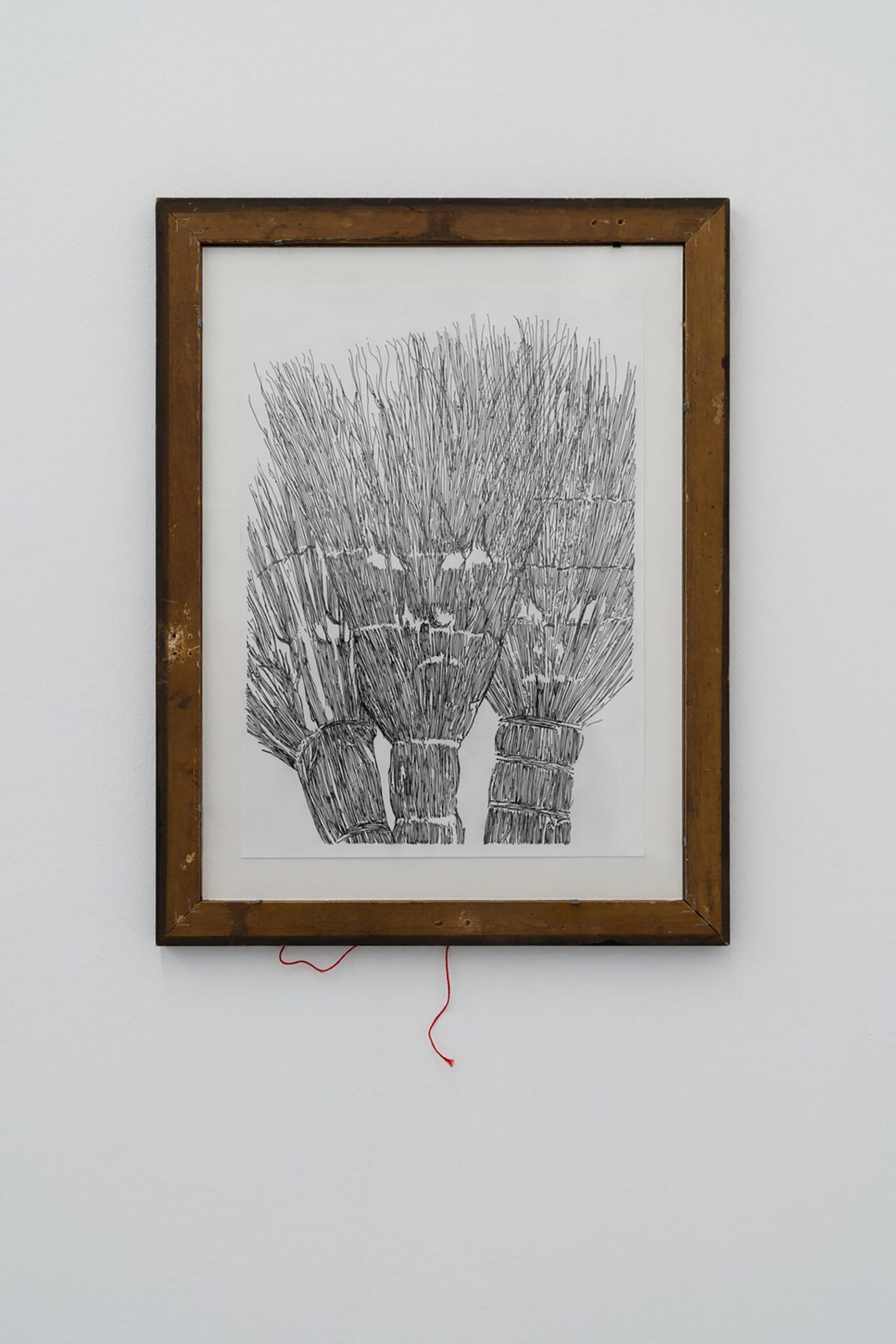 Vanya Venmer, ‘Guard III’, 2020, pen on paper, 210 × 297 mm