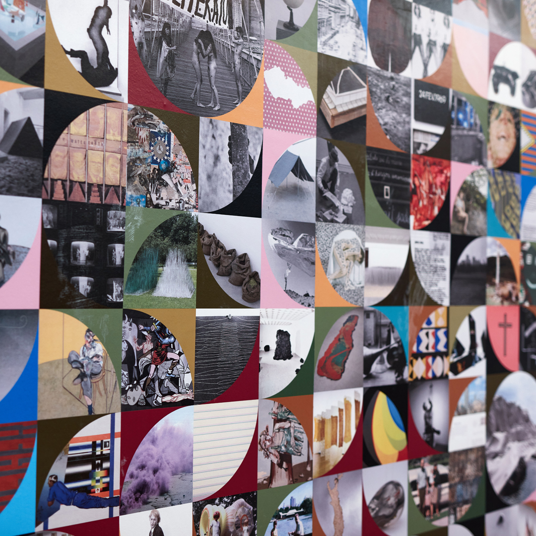 Mark Fridvalszki & Barnabás Zemlényi-Kovács, 1968–69: A Time Odyssey, wallpaper, blueback paper, 314x814 cm