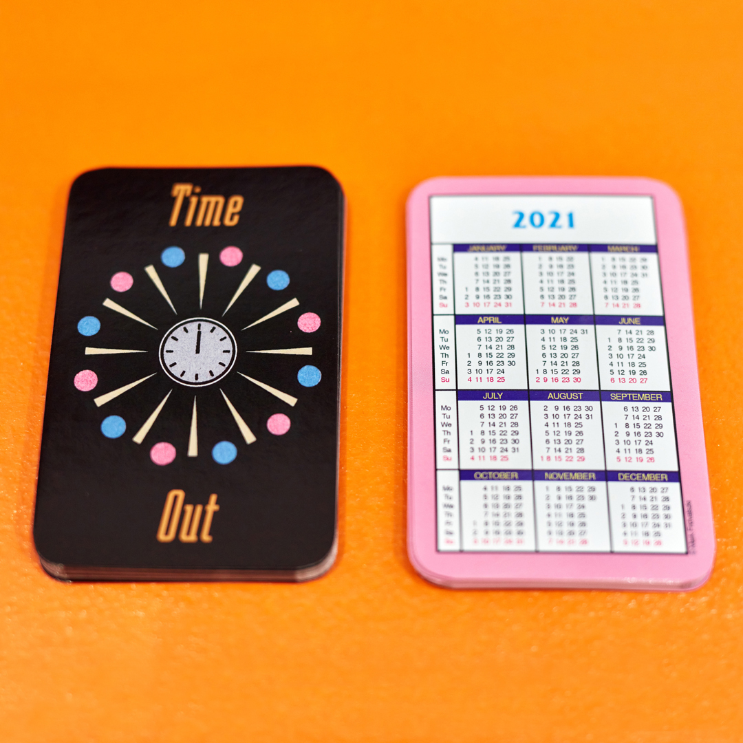 Mark Fridvalszki, Time Out II., 2020, pocket calendar, digital print, ed. of 300, 6,7x10,5 cm