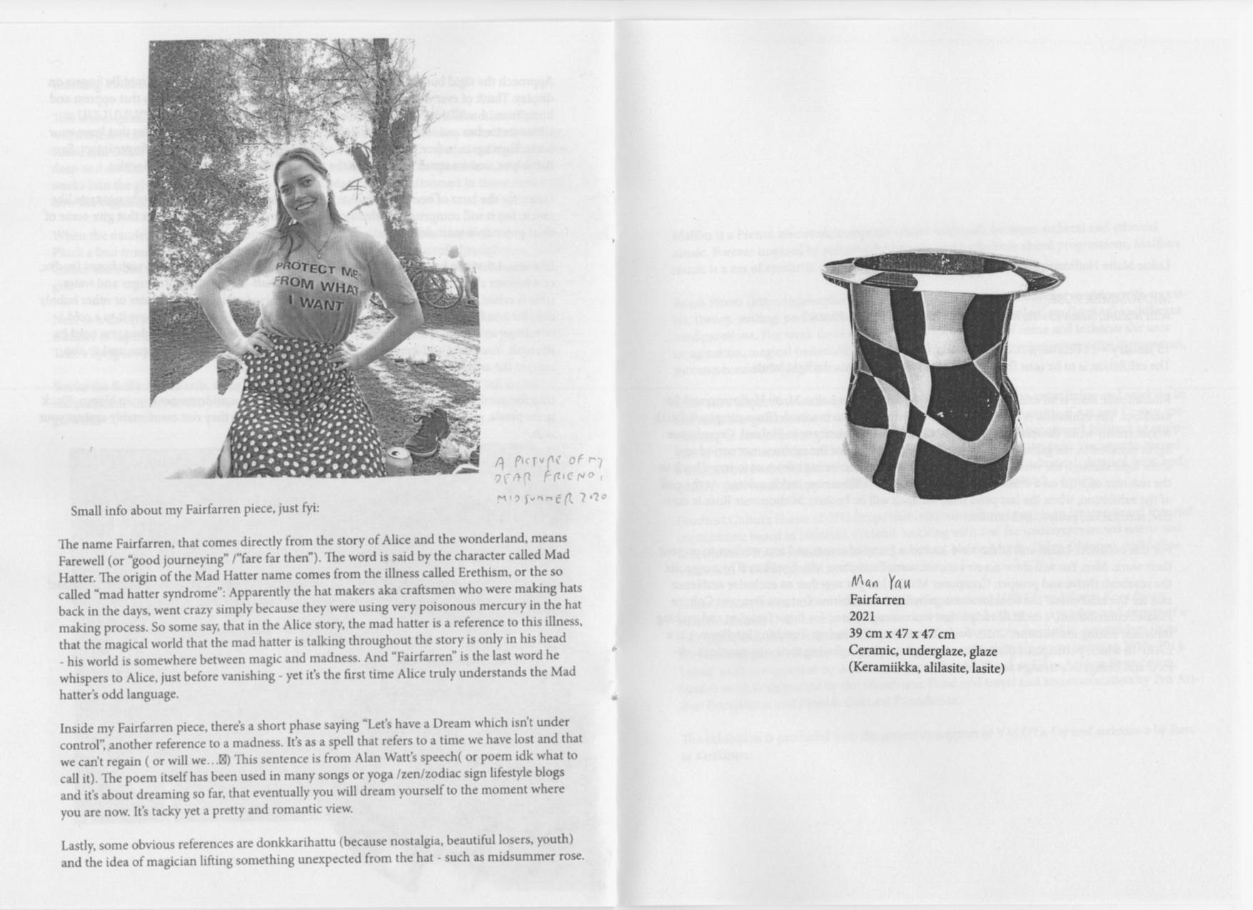 Midsummer Rose: Publication, A5 size, contribution by Man Yau