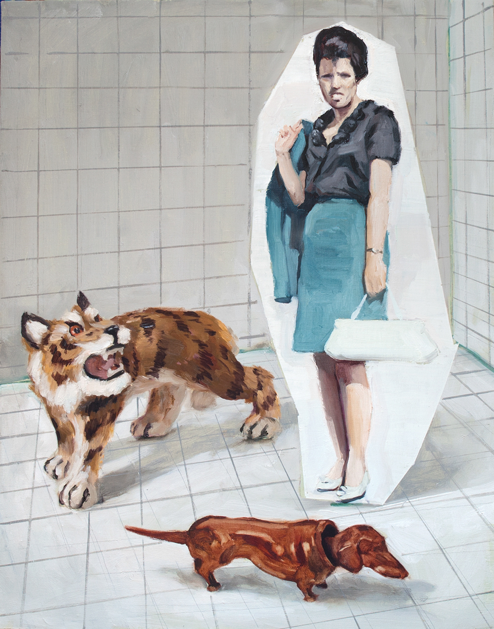 "Falso autorretrato" 70x50cm, Oil on canvas, 2019