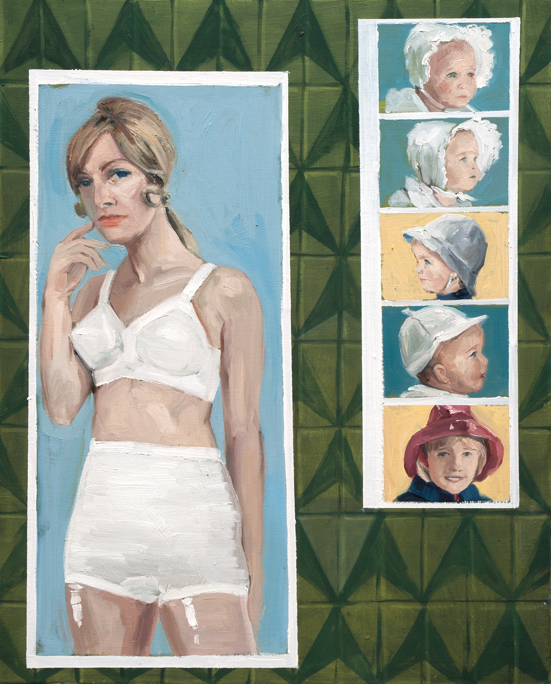 "The agony of sexual reasoning", Oil on canvas, 80x65cm, 2020