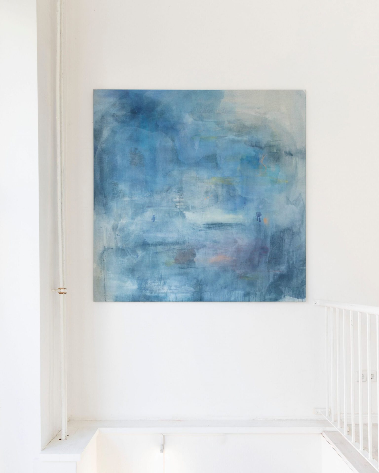 Agnė Juodvalkytė, night creatures, 2020, oil and pigment on canvas, 130x130cm