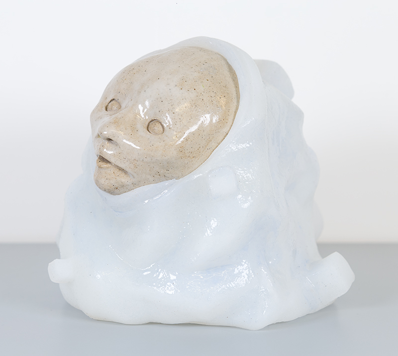 Aniara Omann, A Different Kind of Love (Jelly), 2021 (Cast silicone, glazed stoneware, 13 x 14 x 16 cm/5 x 5.5 x 6 in)