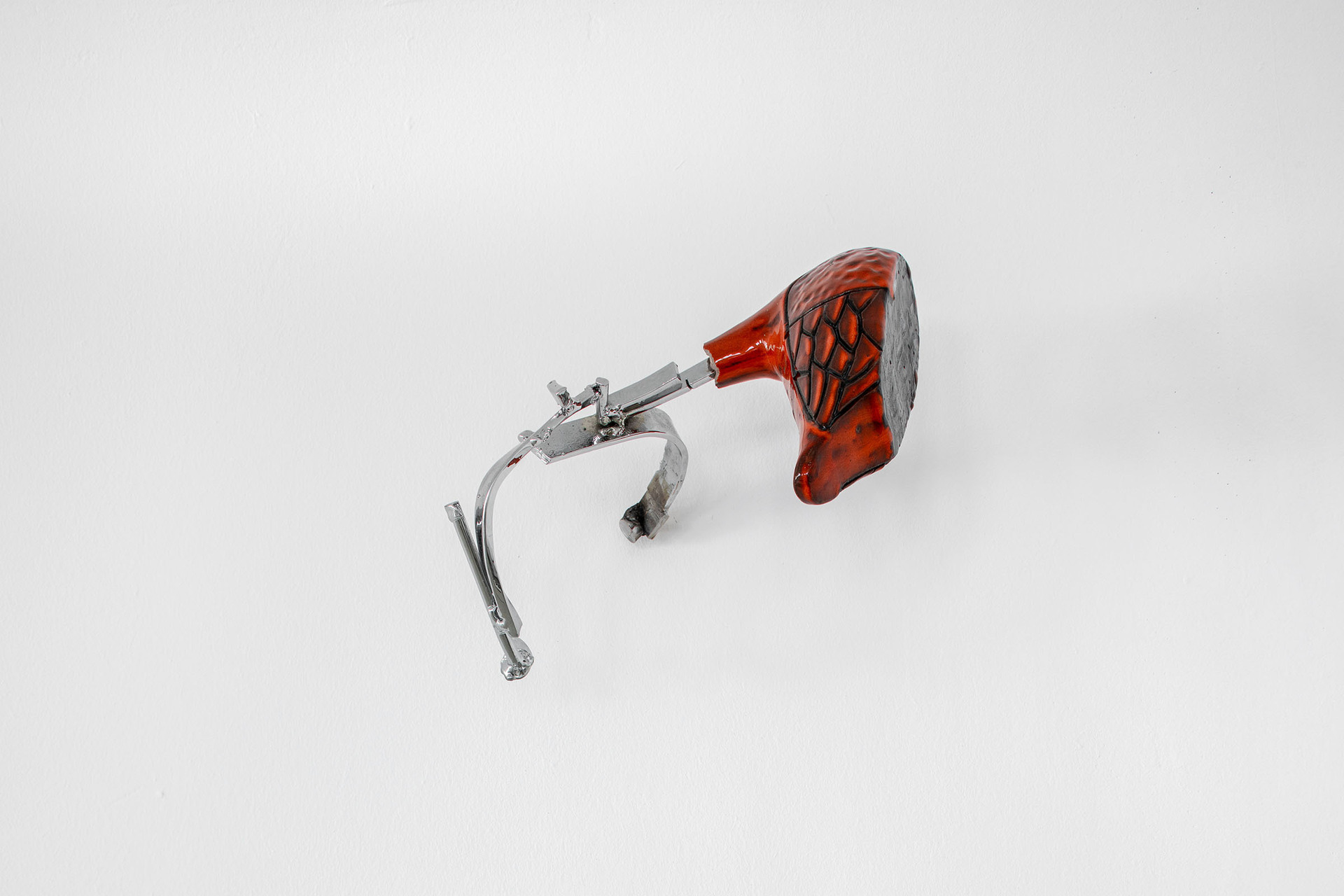 Maarten Van Roy, Lunar Park, 2020, Chromed steel, ceramics
